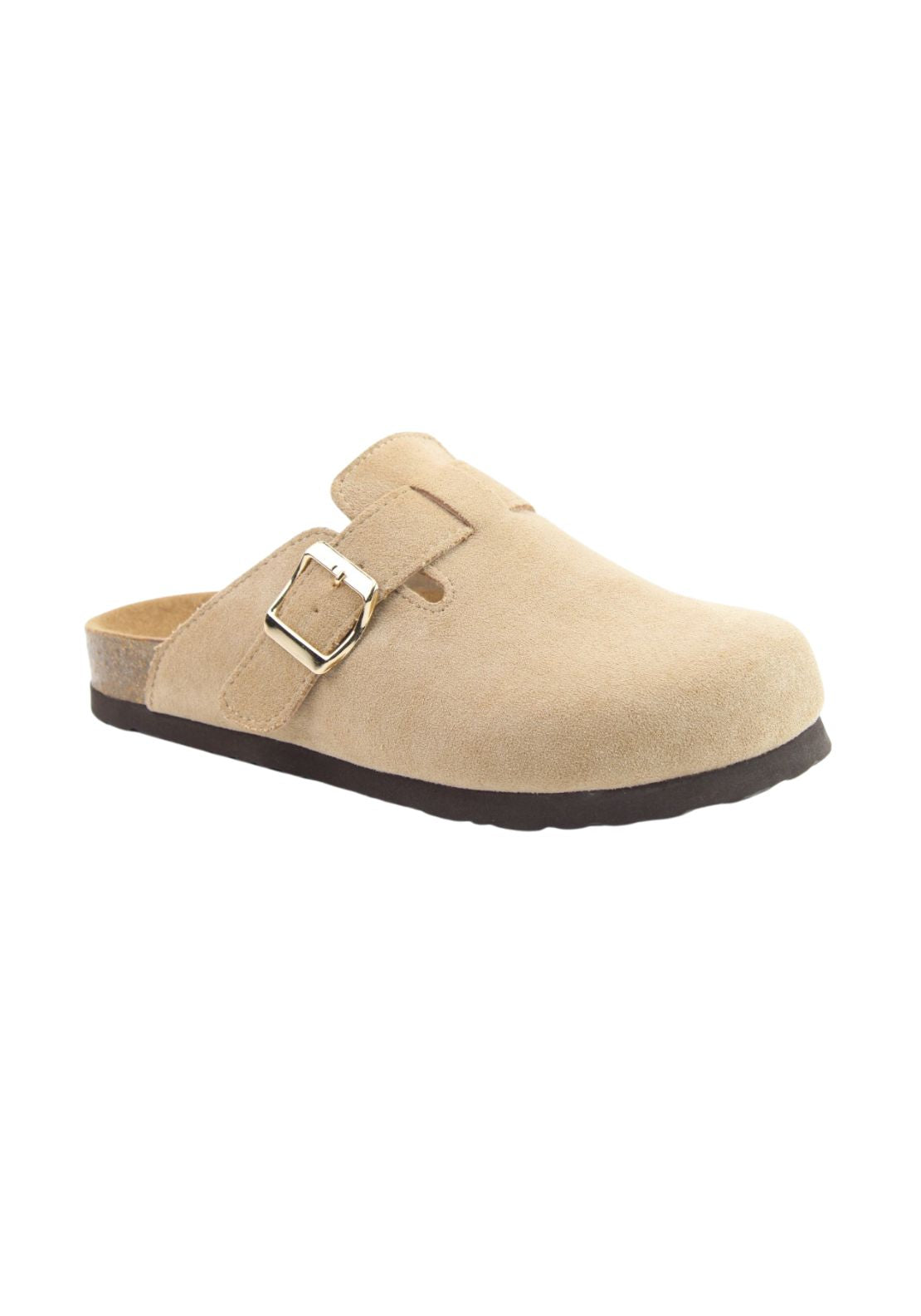 Heavenly Feet Alessia Cool Clog Slider - Beige 1 Shaws Department Stores