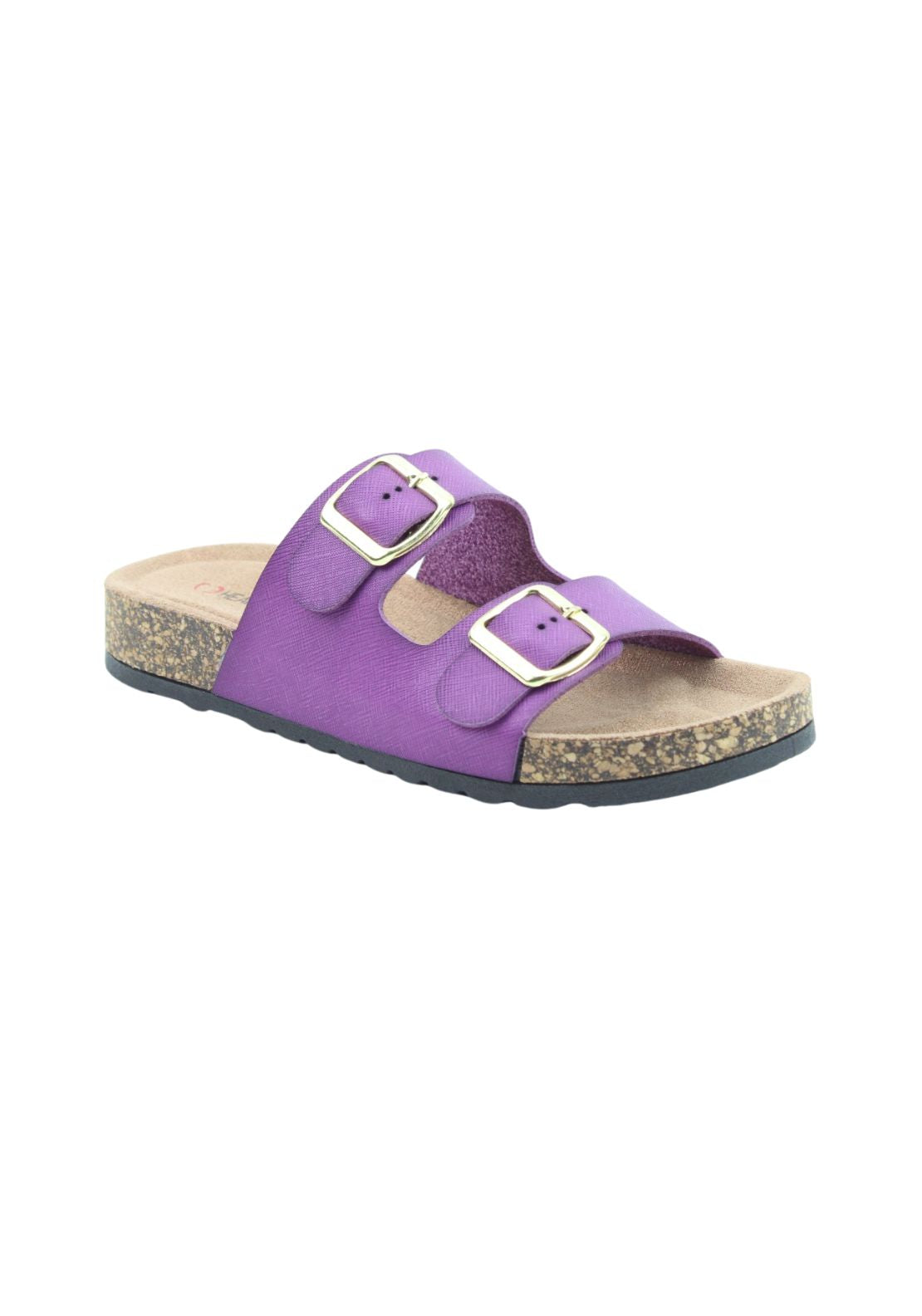 Heavenly Feet Harmony 2 Slip On Sandal - Purple 1 Shaws Department Stores