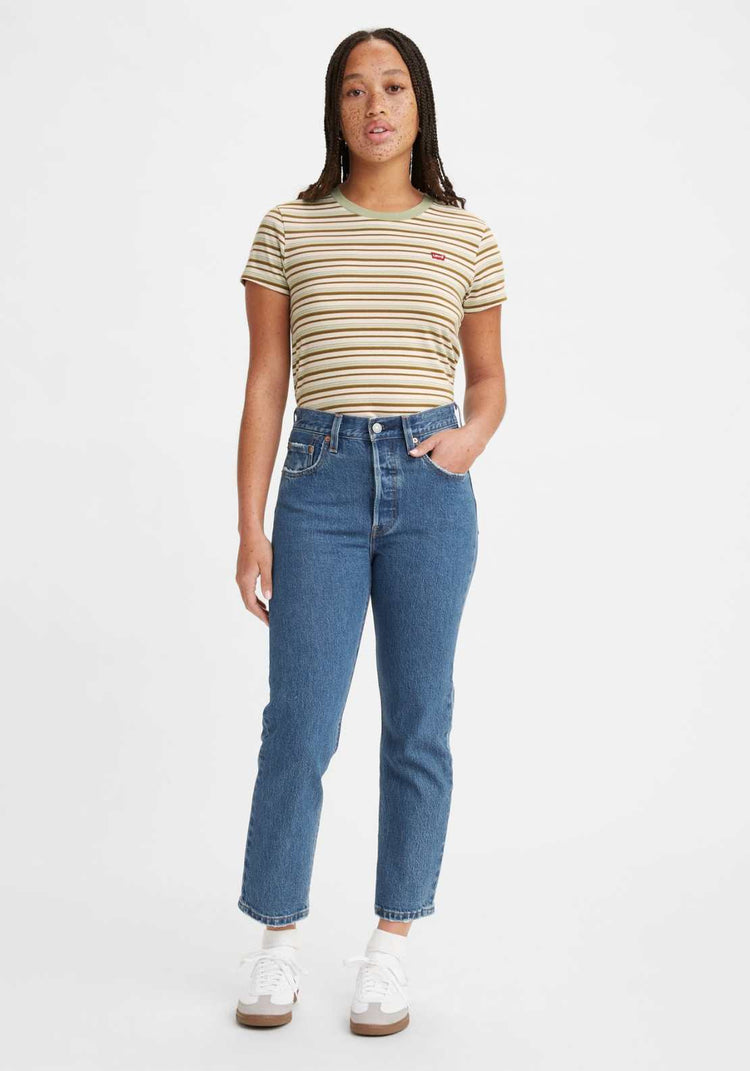 Levis 501 Crop - Jazz Pop 1 Shaws Department Stores