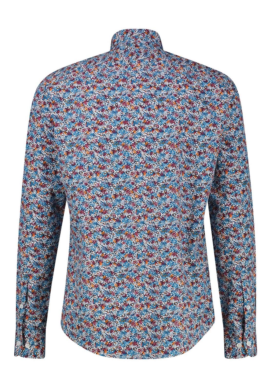 Lerros Long Sleeve Printed Shirt - Maple Red 3 Shaws Department Stores