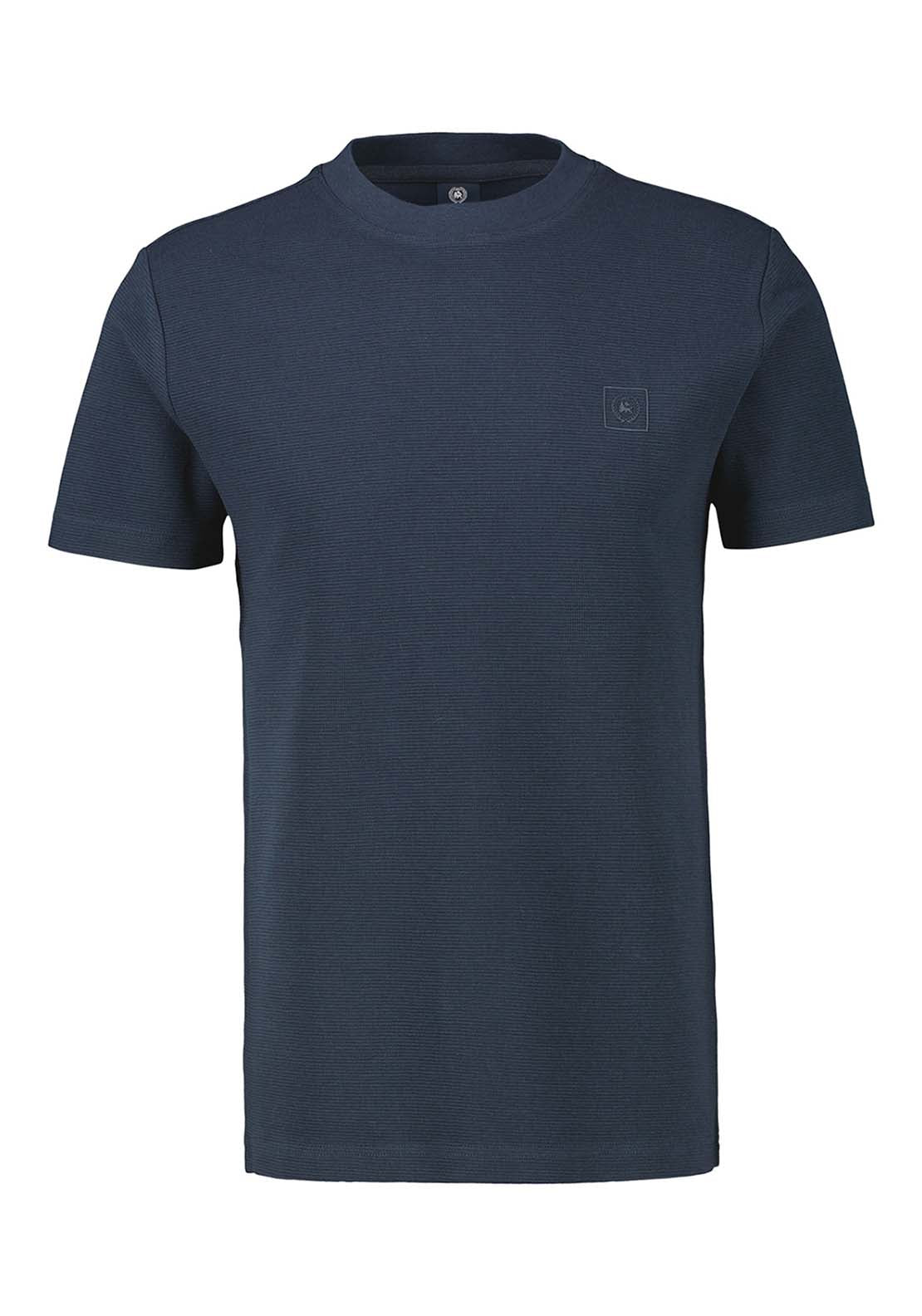 Lerros Structured T-shirt - Classic Navy 2 Shaws Department Stores