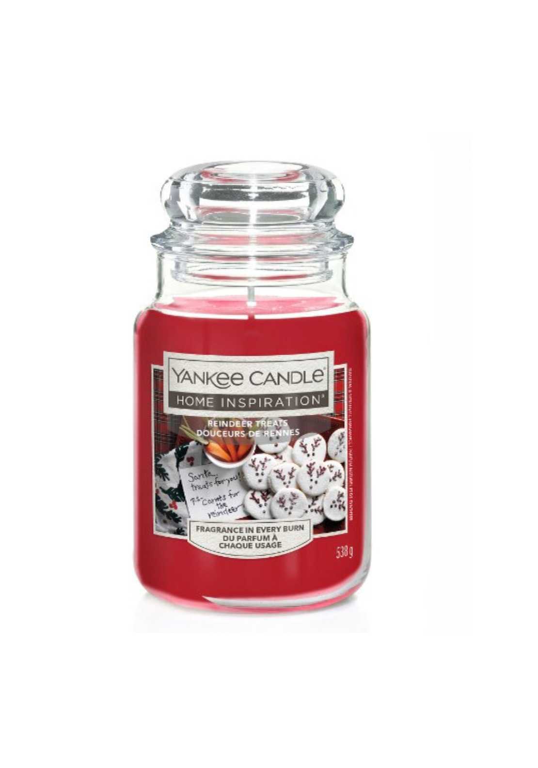 Yankee Candles Reindeer Treats Large Candle 1 Shaws Department Stores