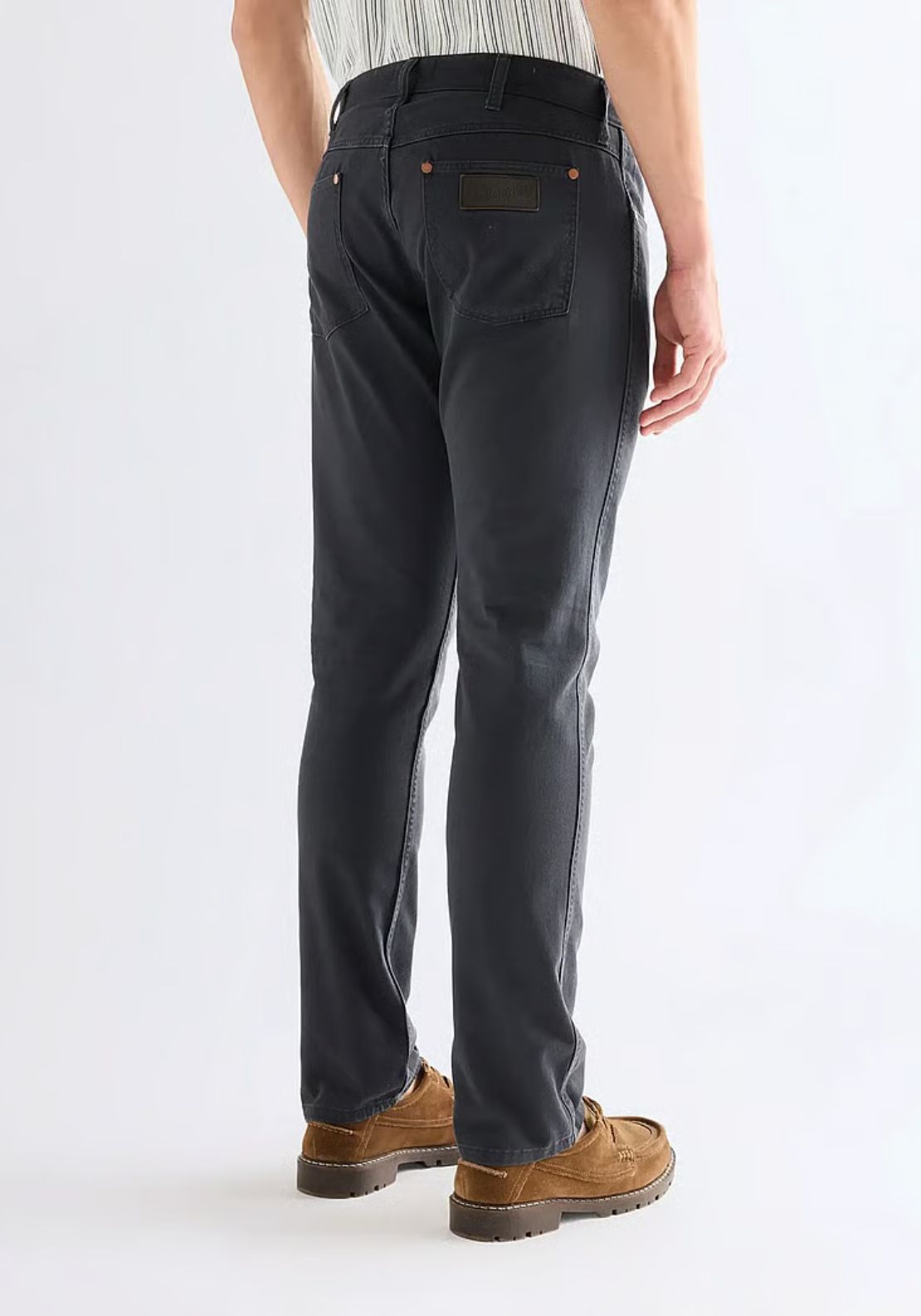 Wrangler Greensboro Flat Fabric Jeans - Blue 2 Shaws Department Stores