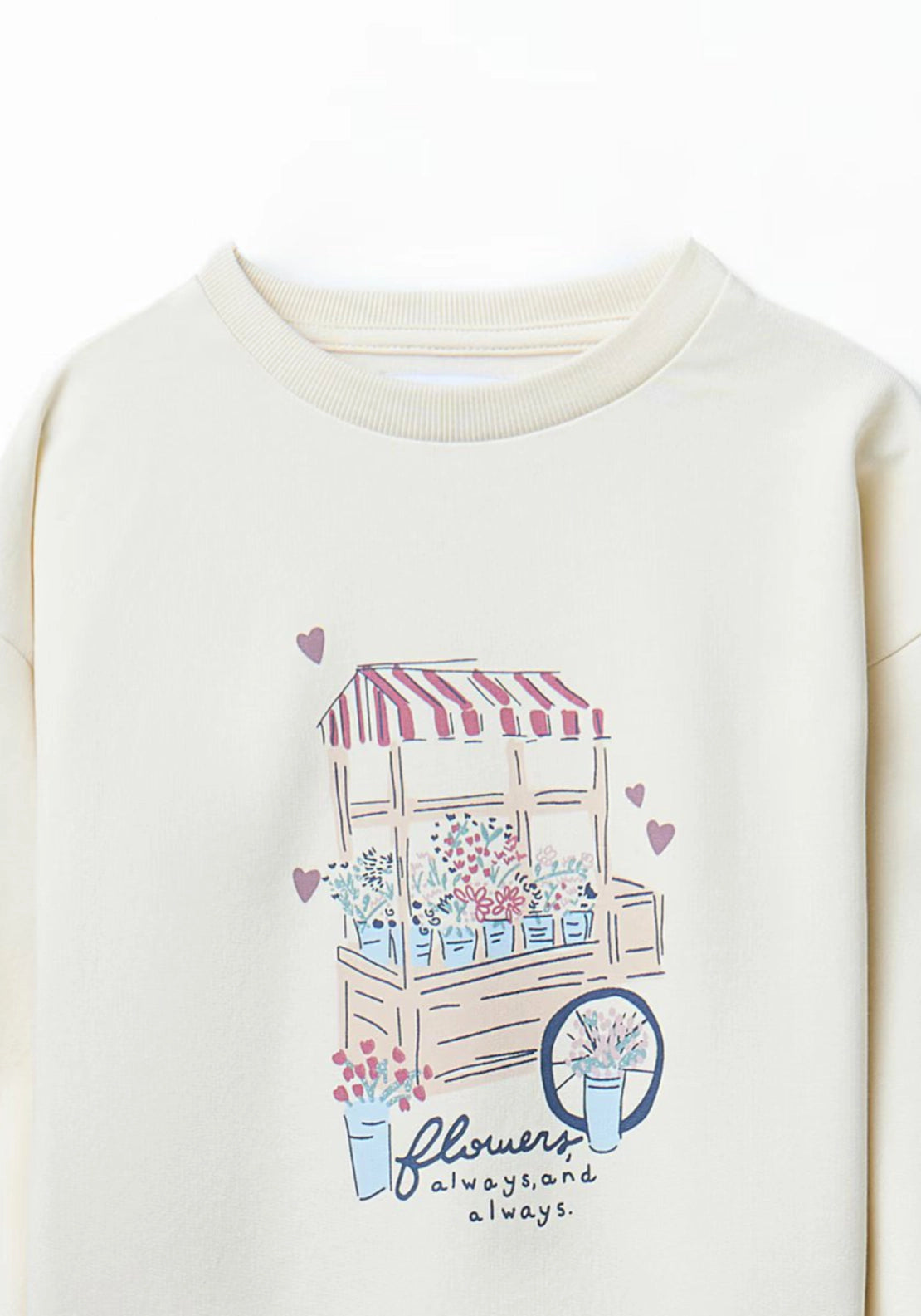 Sfera Trousers And Sweatshirt Flower Stall Set - Blue 3 Shaws Department Stores