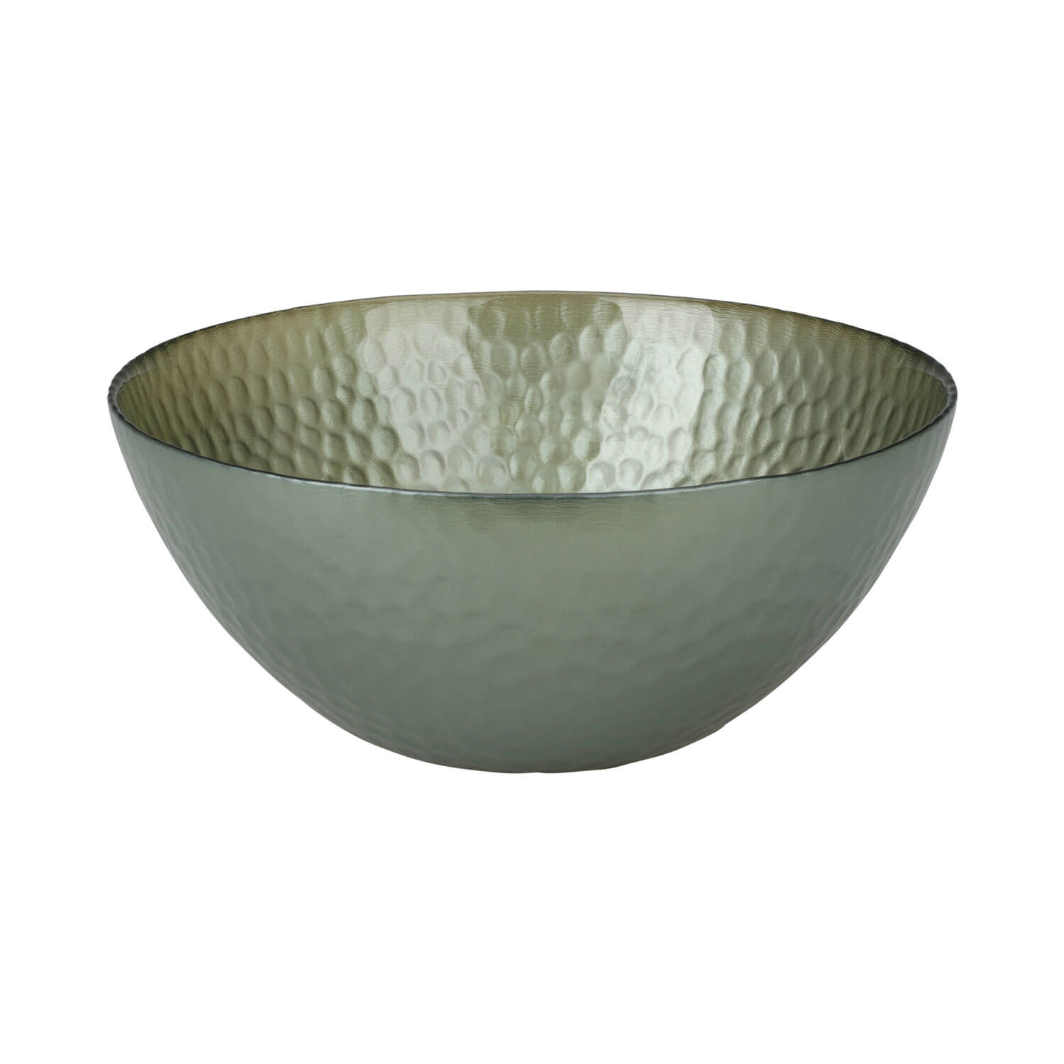 Glass Bowl - 21cm - Light Green