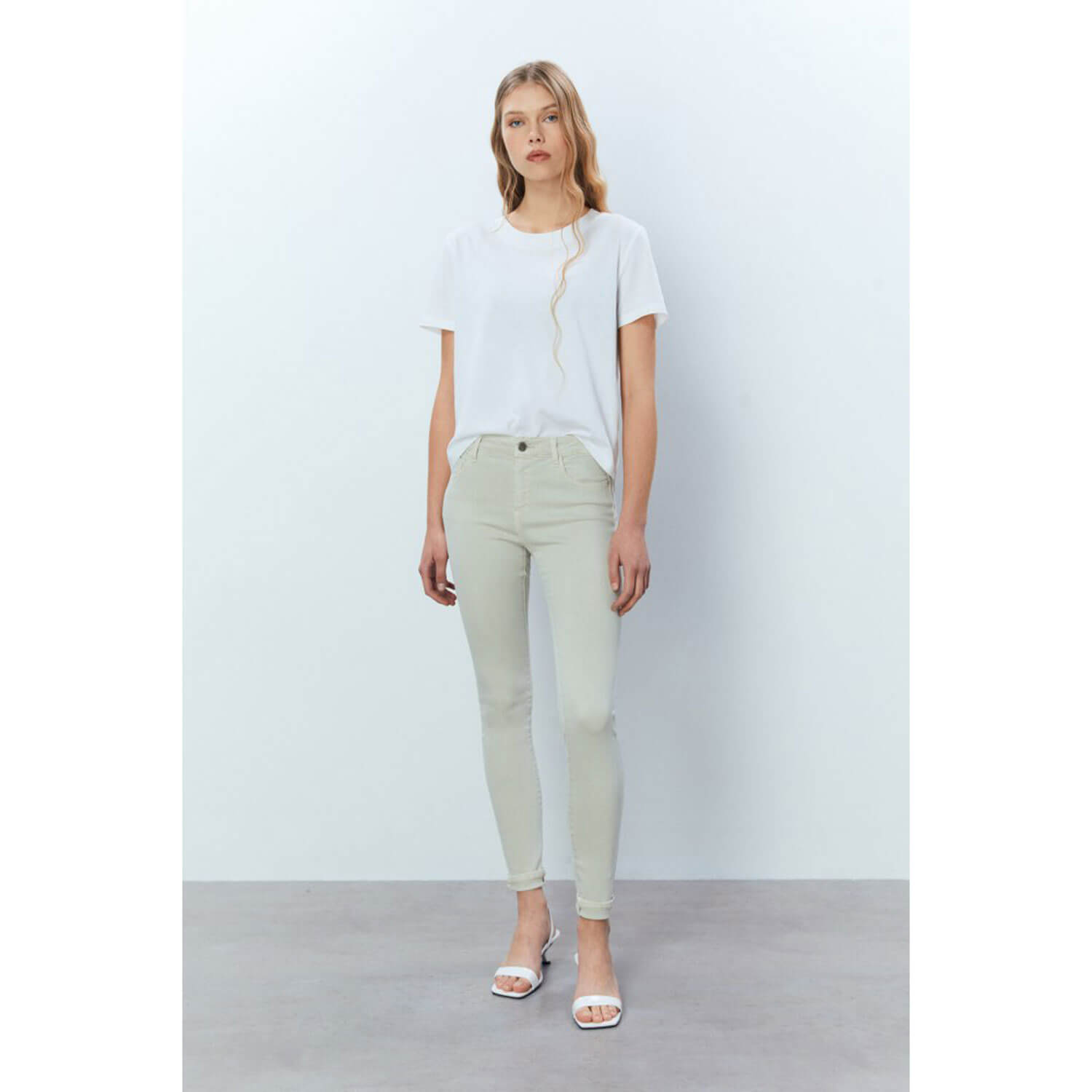 Sfera Push-Up Jeans - Stone 3 Shaws Department Stores