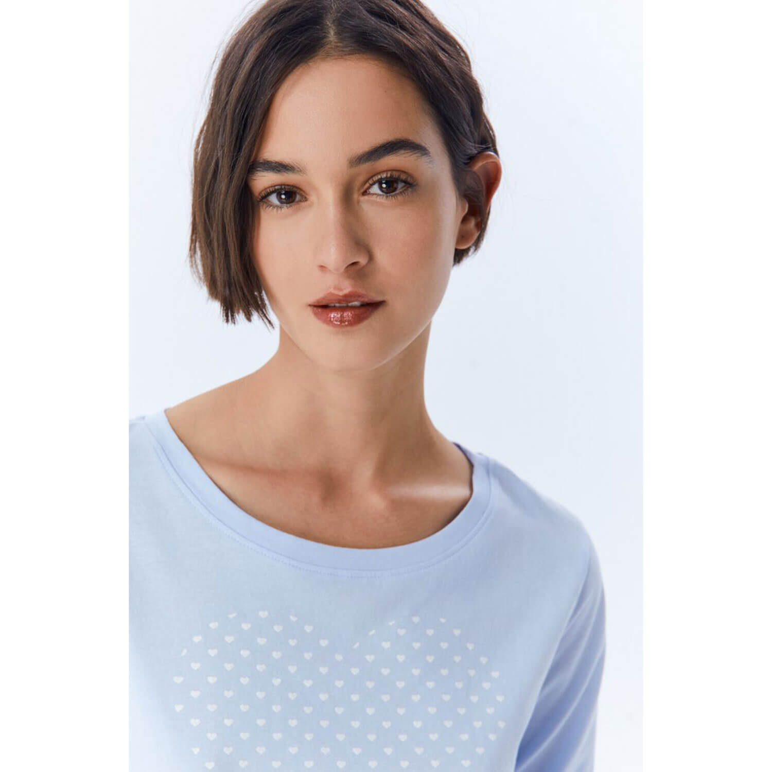 Sfera Heart T-Shirt - Blue 5 Shaws Department Stores