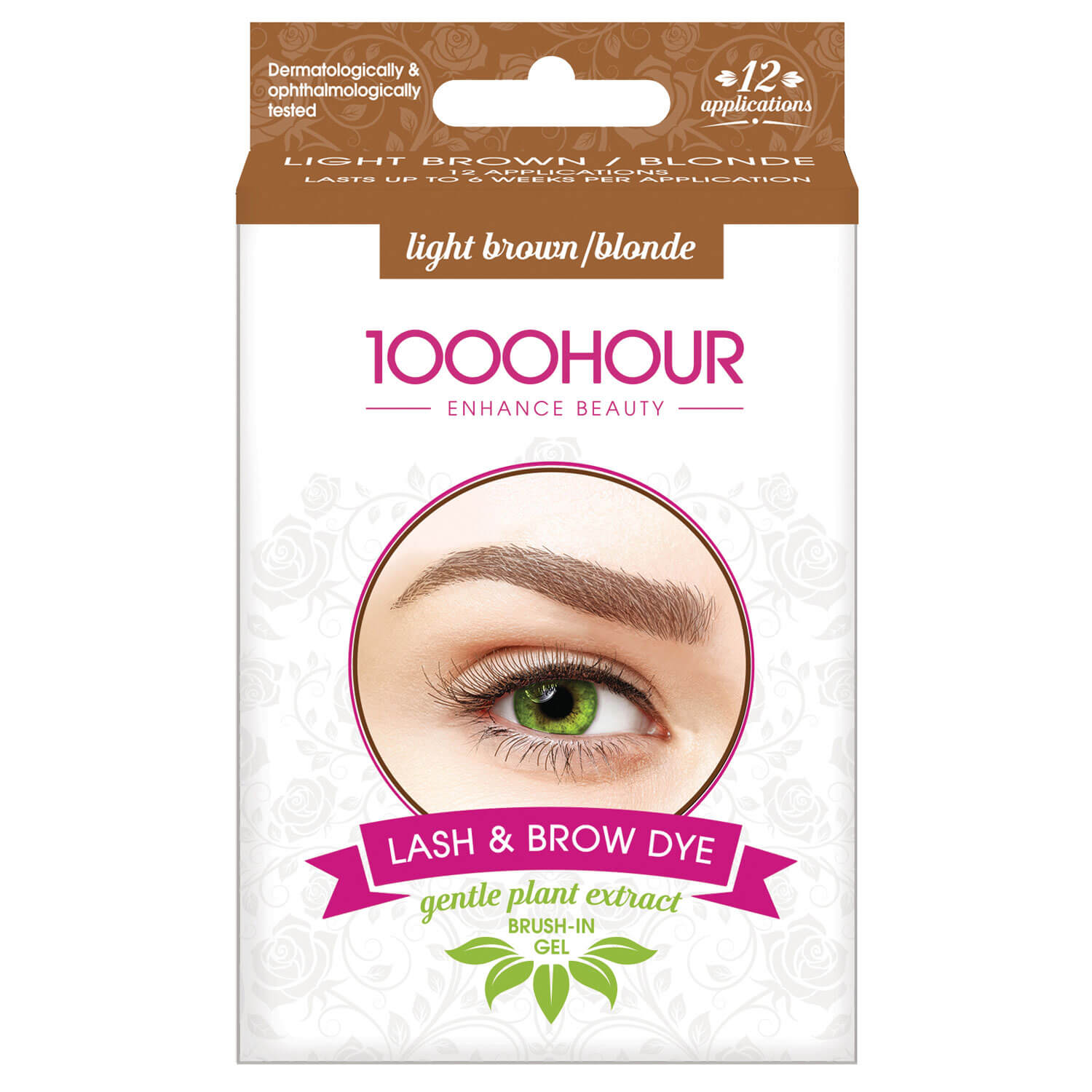 1000 Hour Lash &amp; Brow Dye - Light Brown 15ml - Brown 1 Shaws Department Stores