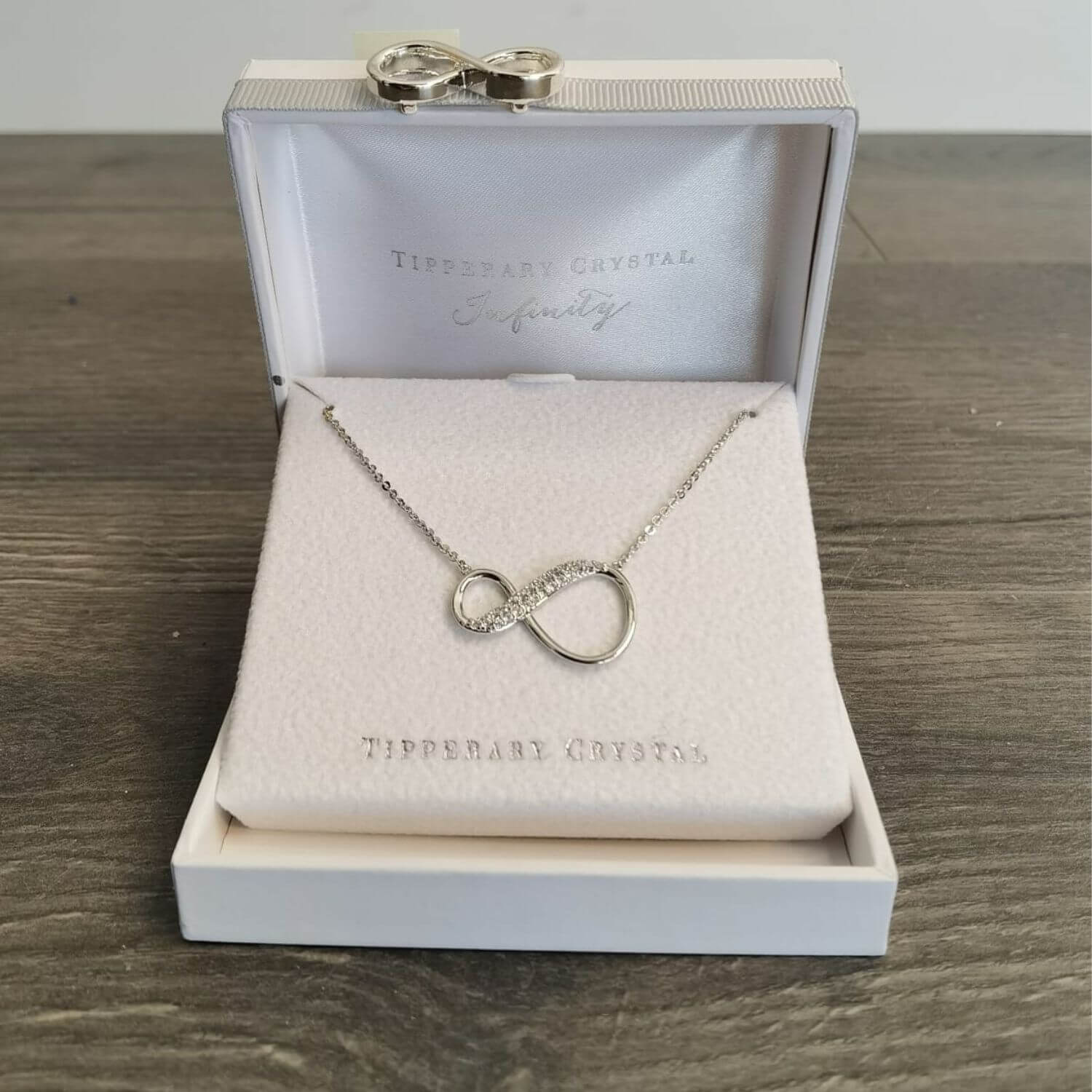 Tipperary crystal infinity necklace outlet