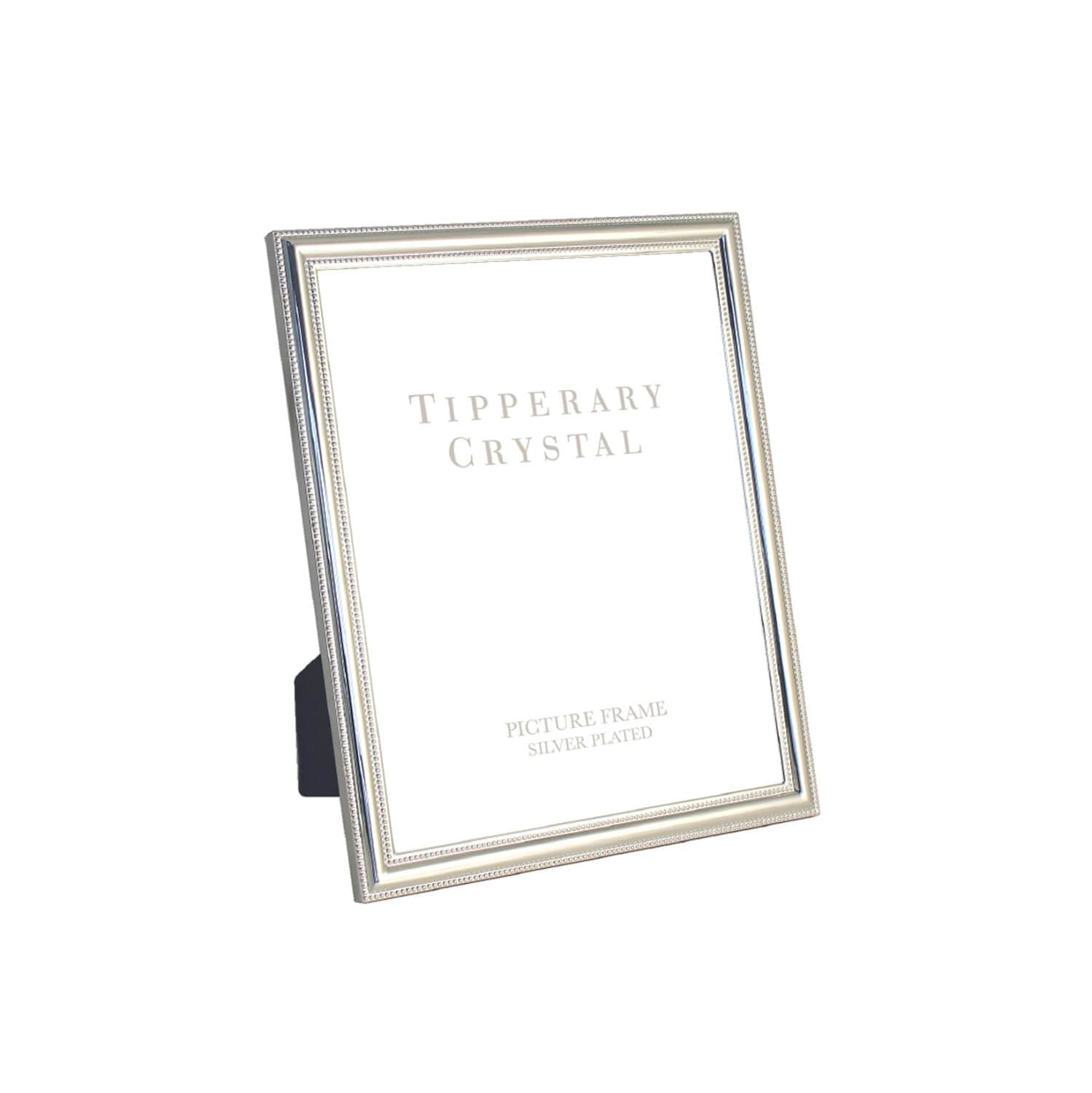 Tipperary Crystal Beaded Edge Silver Plated Frame 1 Shaws Department Stores