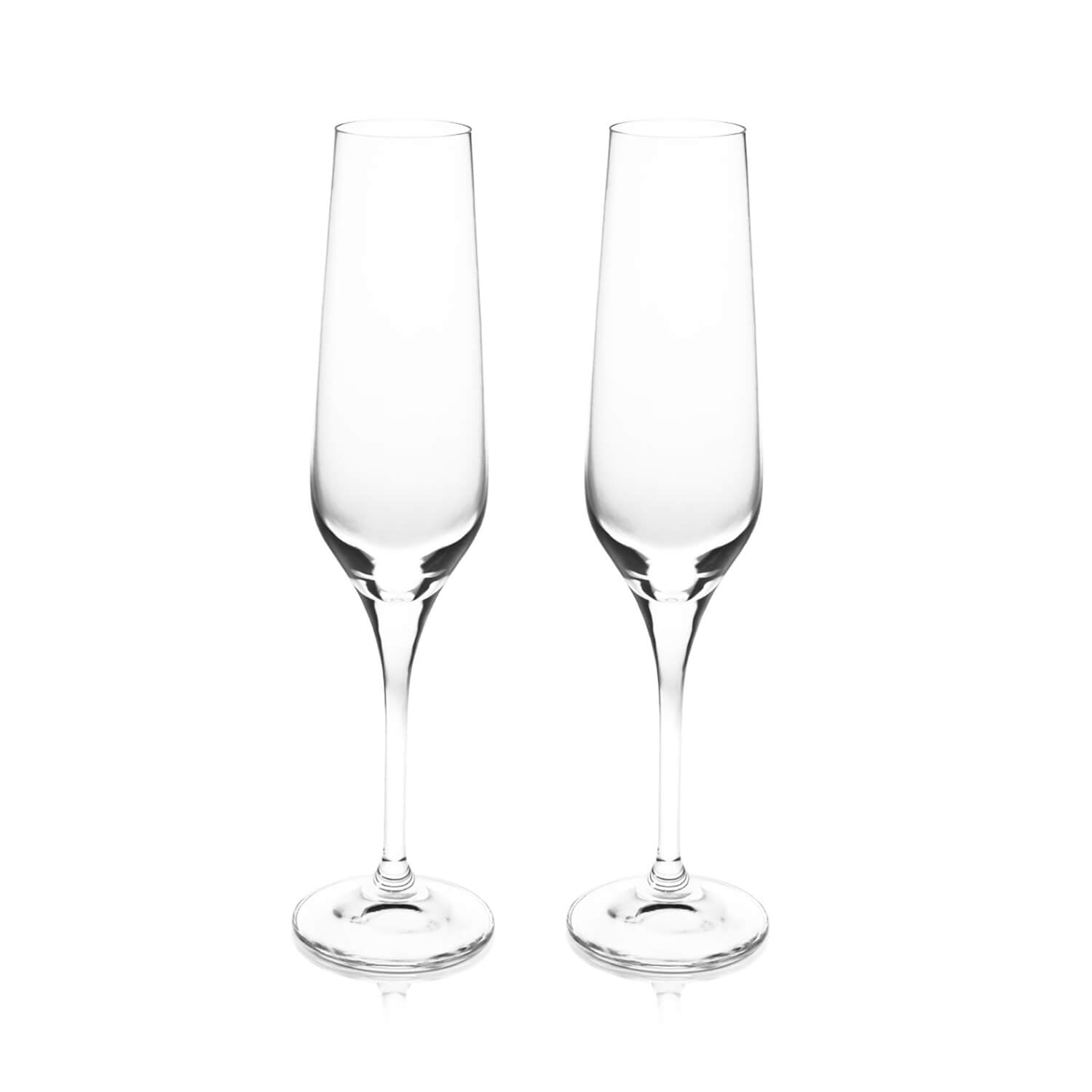 Tipperary Crystal Eternity Crystal Champagne Glasses Pair 1 Shaws Department Stores