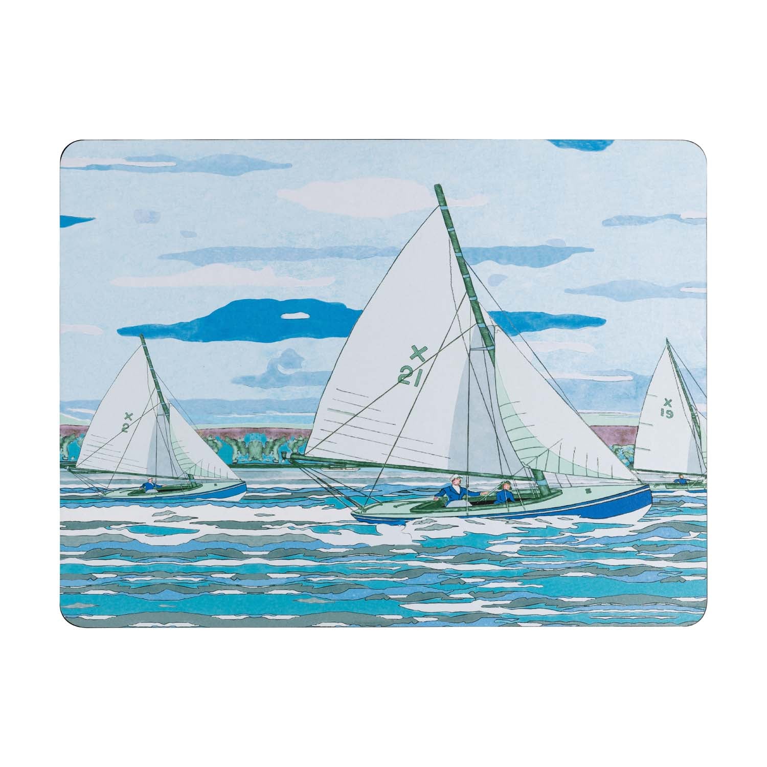 Denby Placemats - Sailing - Set of 6 1 Shaws Department Stores