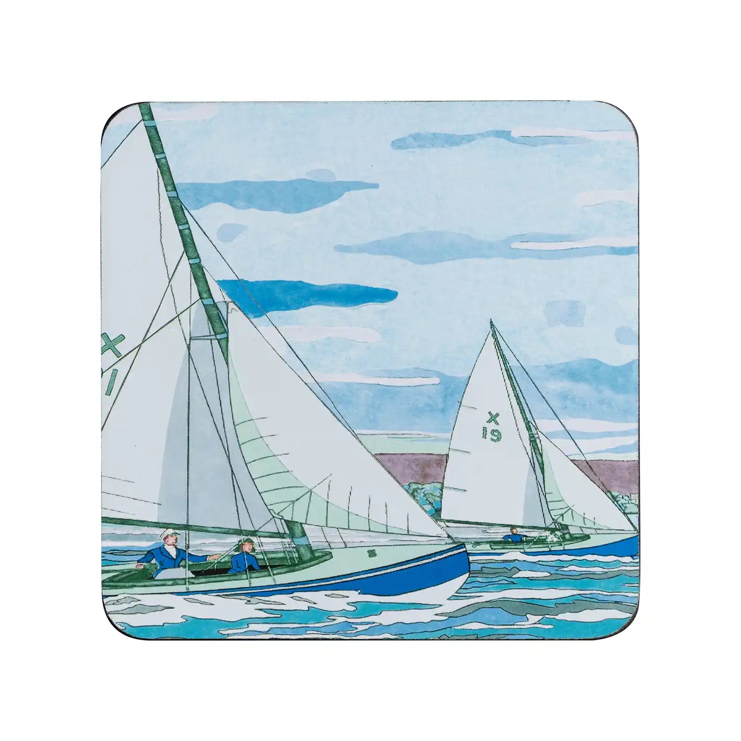 Denby Sailing Coasters 6-piece 1 Shaws Department Stores