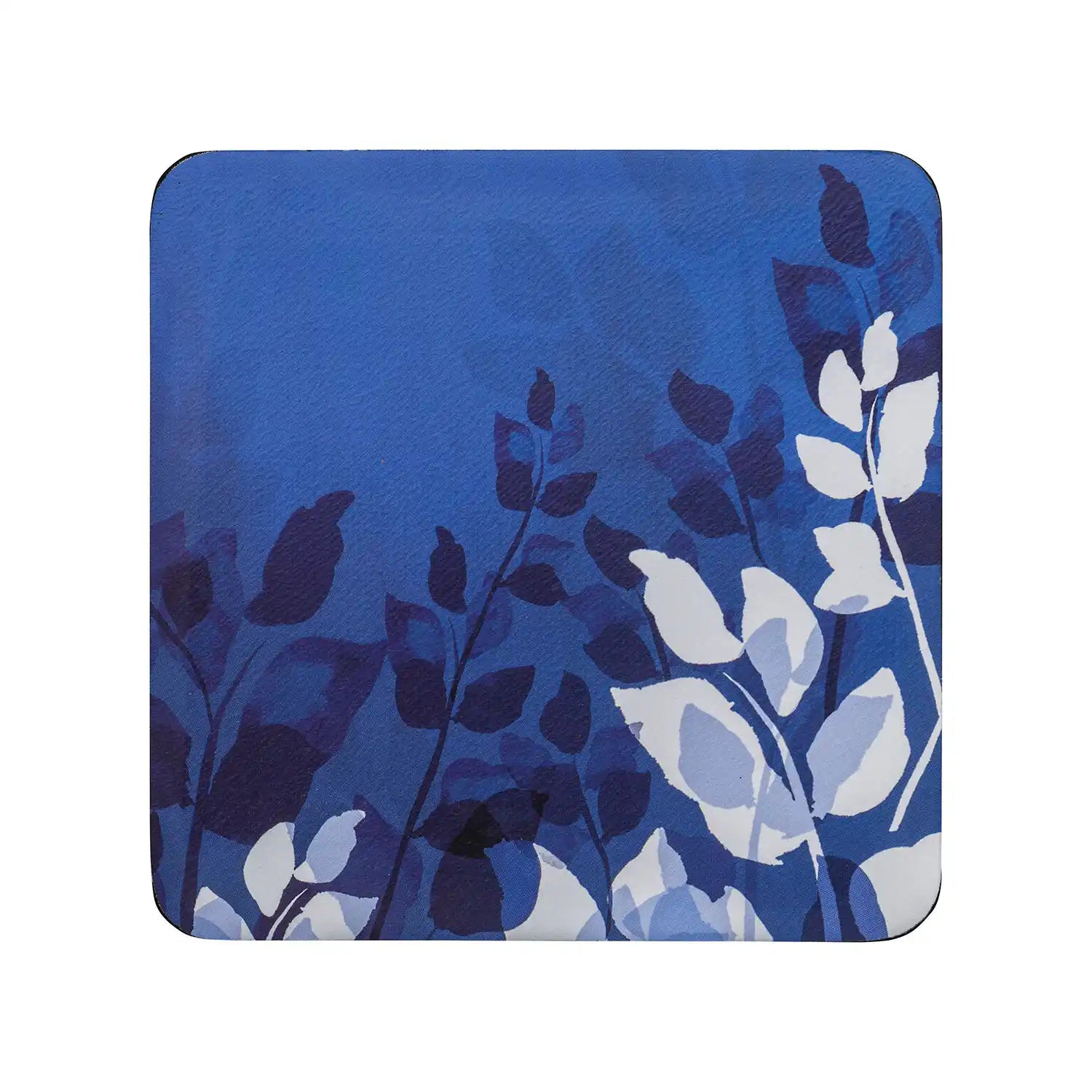 Denby Denby Blue Foliage Coasters - Blue 1 Shaws Department Stores