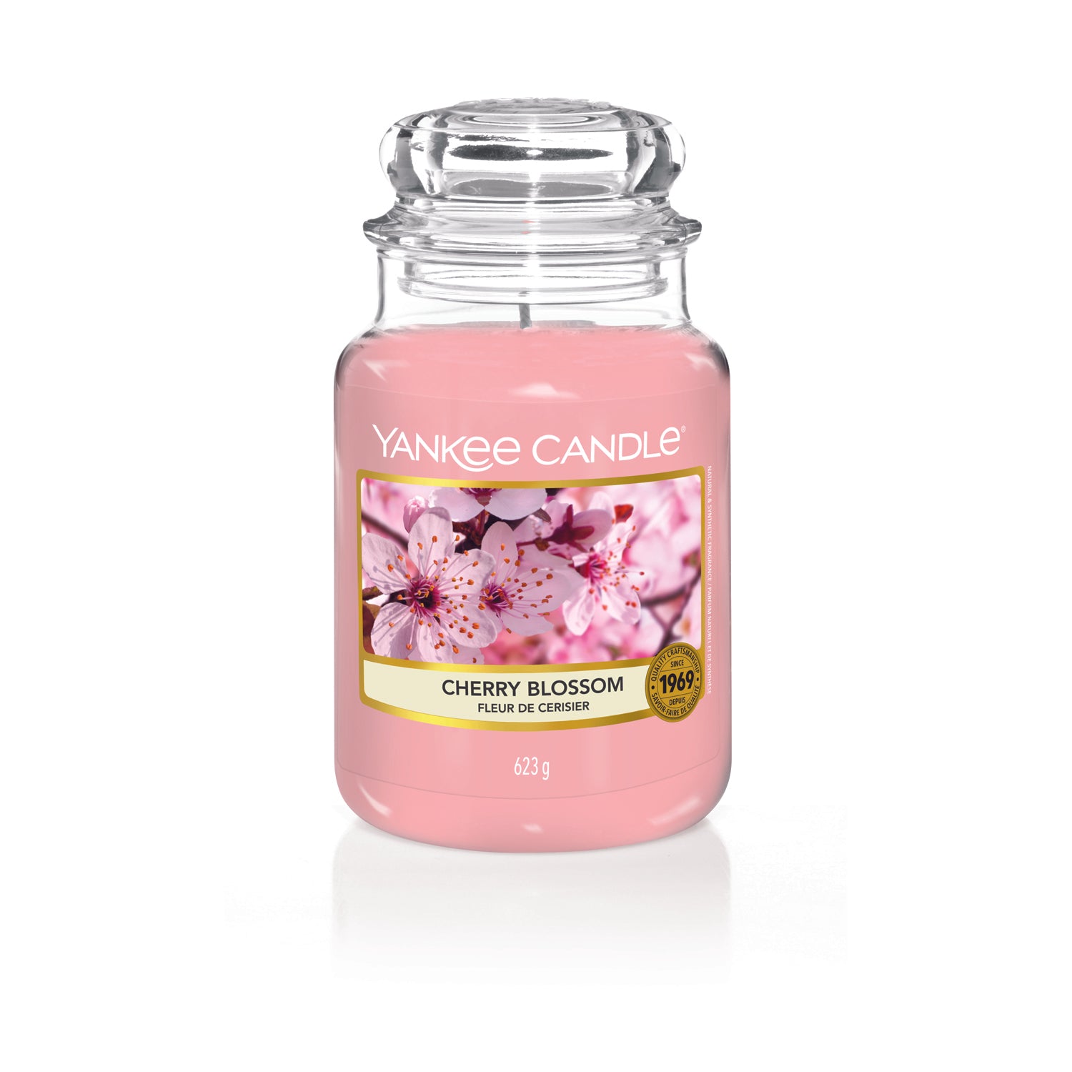 Yankee Candle Large Jar - Cherry Blossom - Red 1 Shaws Department Stores