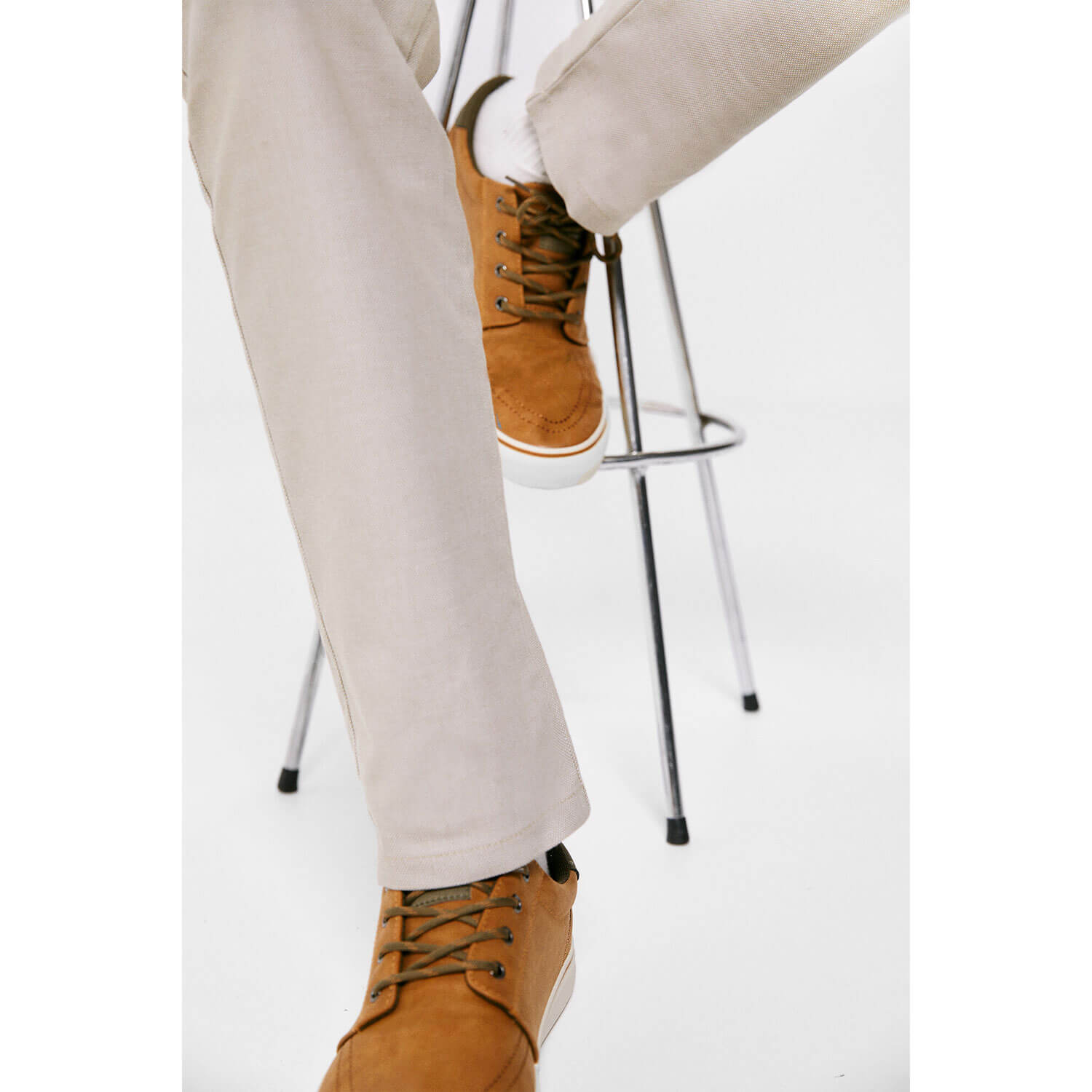 Springfield Patterned Chino - Beige 2 Shaws Department Stores