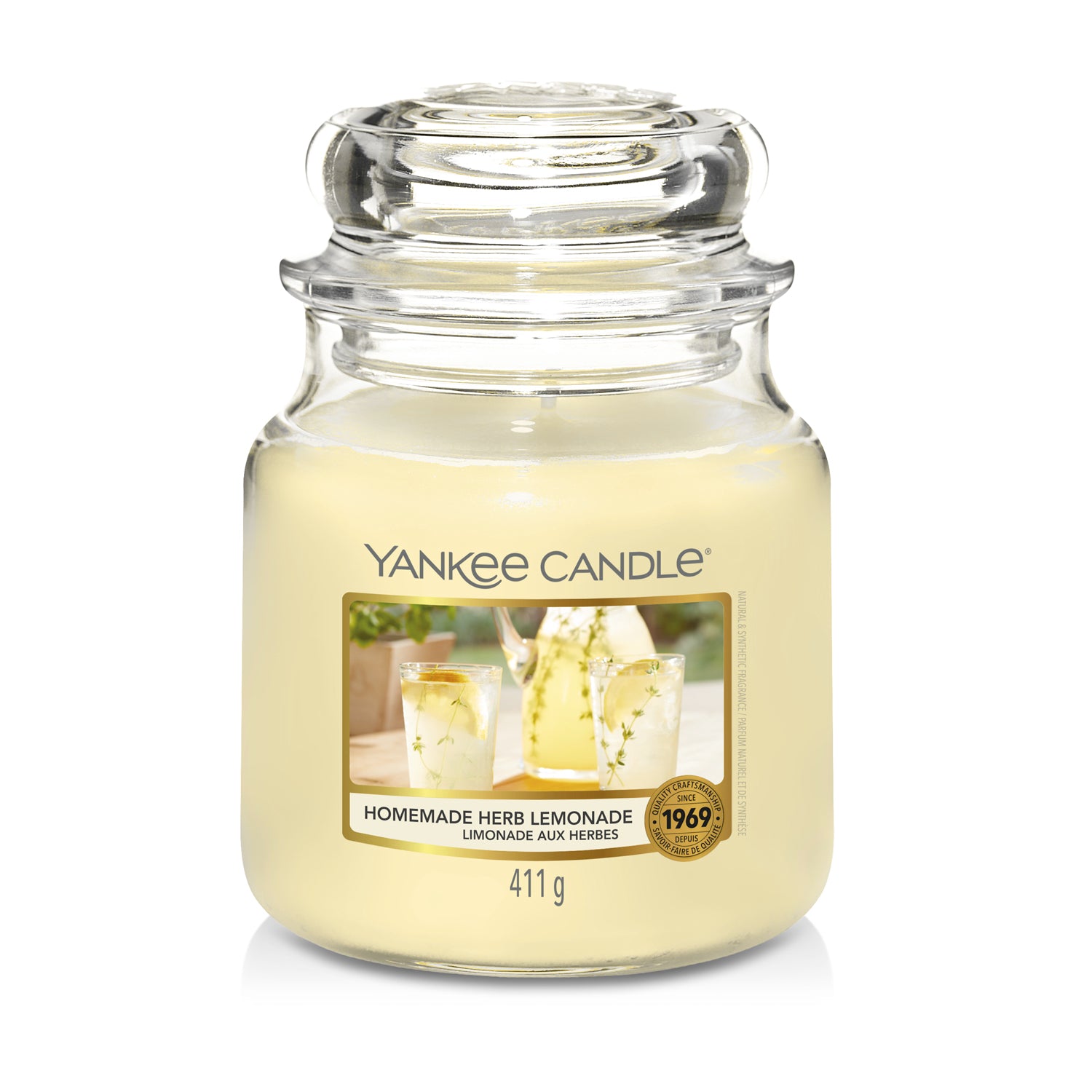 Yankee Candle Medium Jar - Herb Lemonade 1 Shaws Department Stores