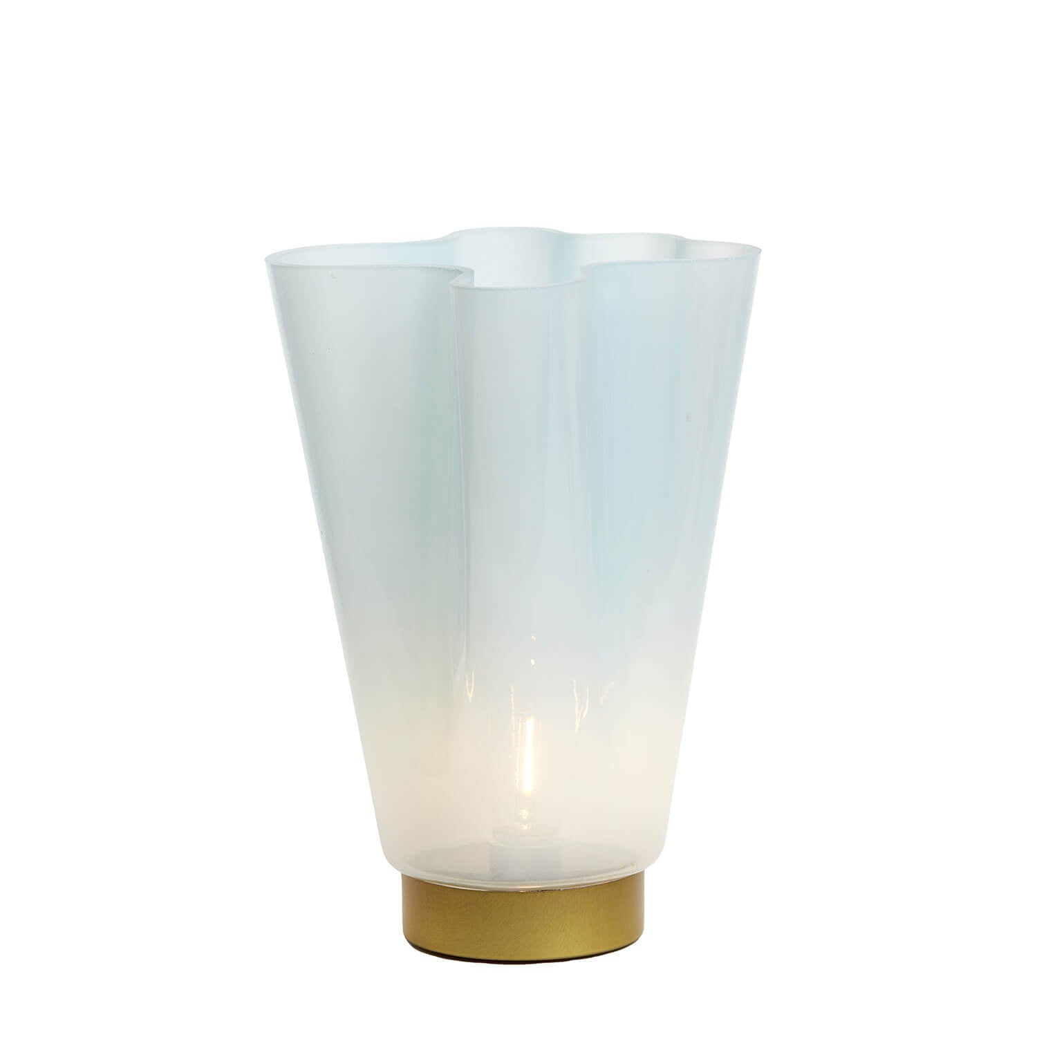 Light And Living LED Table Lamp - Light Blue 1 Shaws Department Stores