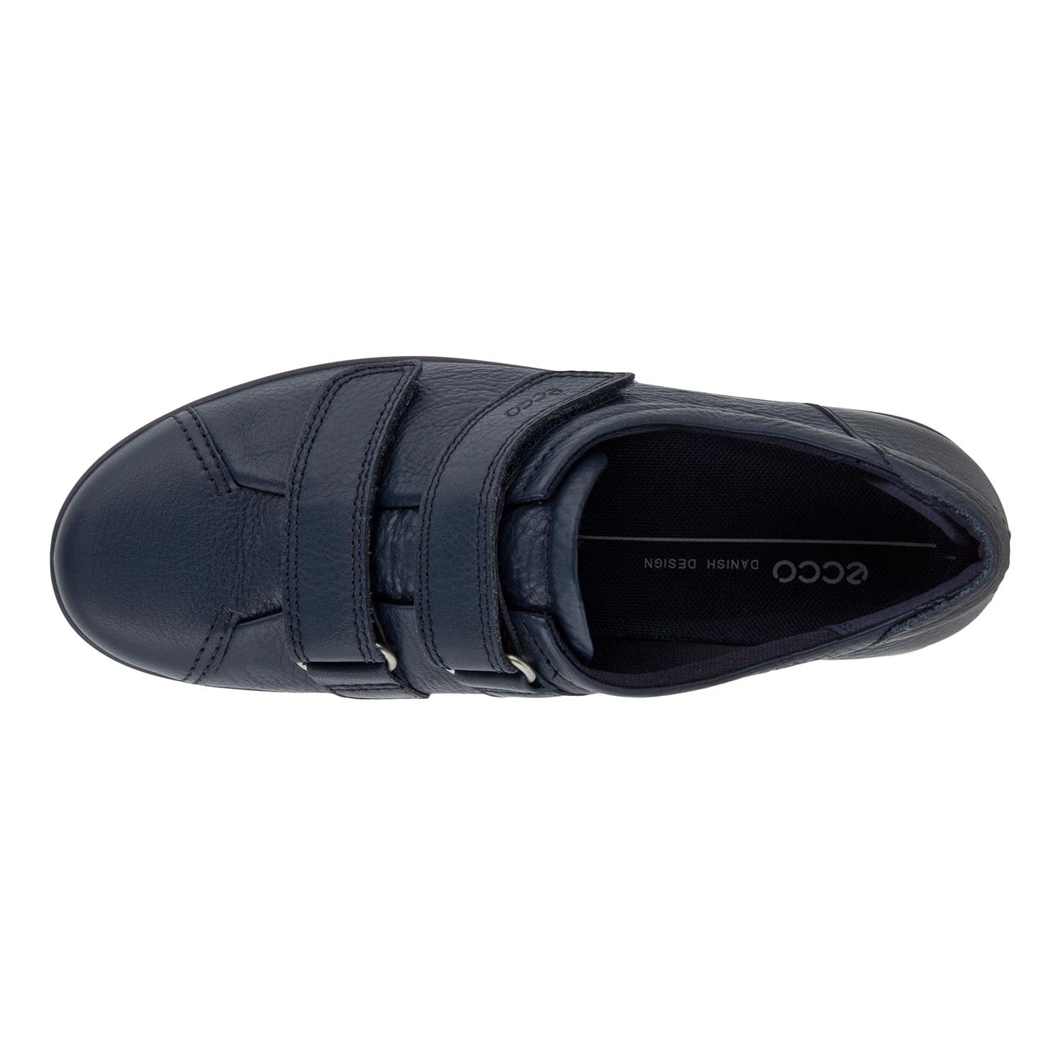 Ecco Soft 2 Ladies Velcro Strap Shoe - Marine 3 Shaws Department Stores