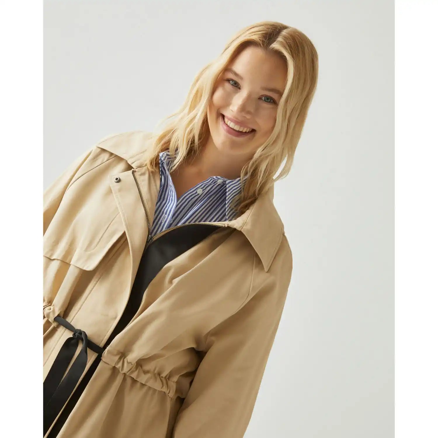Couchel Rain Trench - Camel 1 Shaws Department Stores