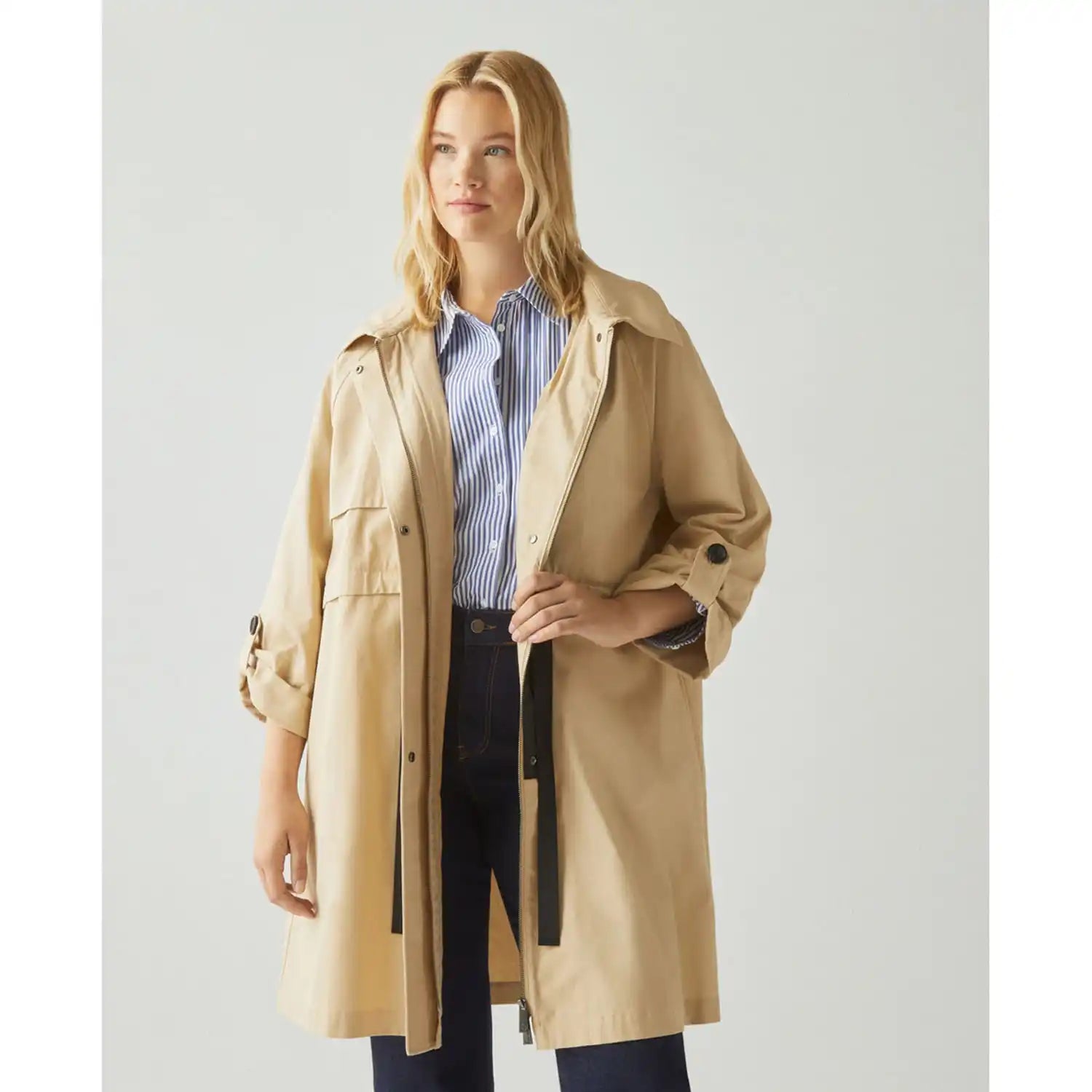 Couchel Rain Trench - Camel 2 Shaws Department Stores