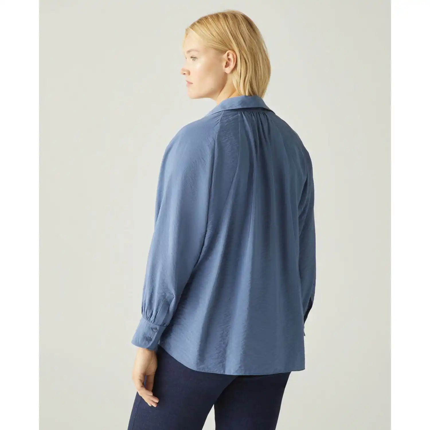 Couchel Blouse With Front Seams - Oil 2 Shaws Department Stores
