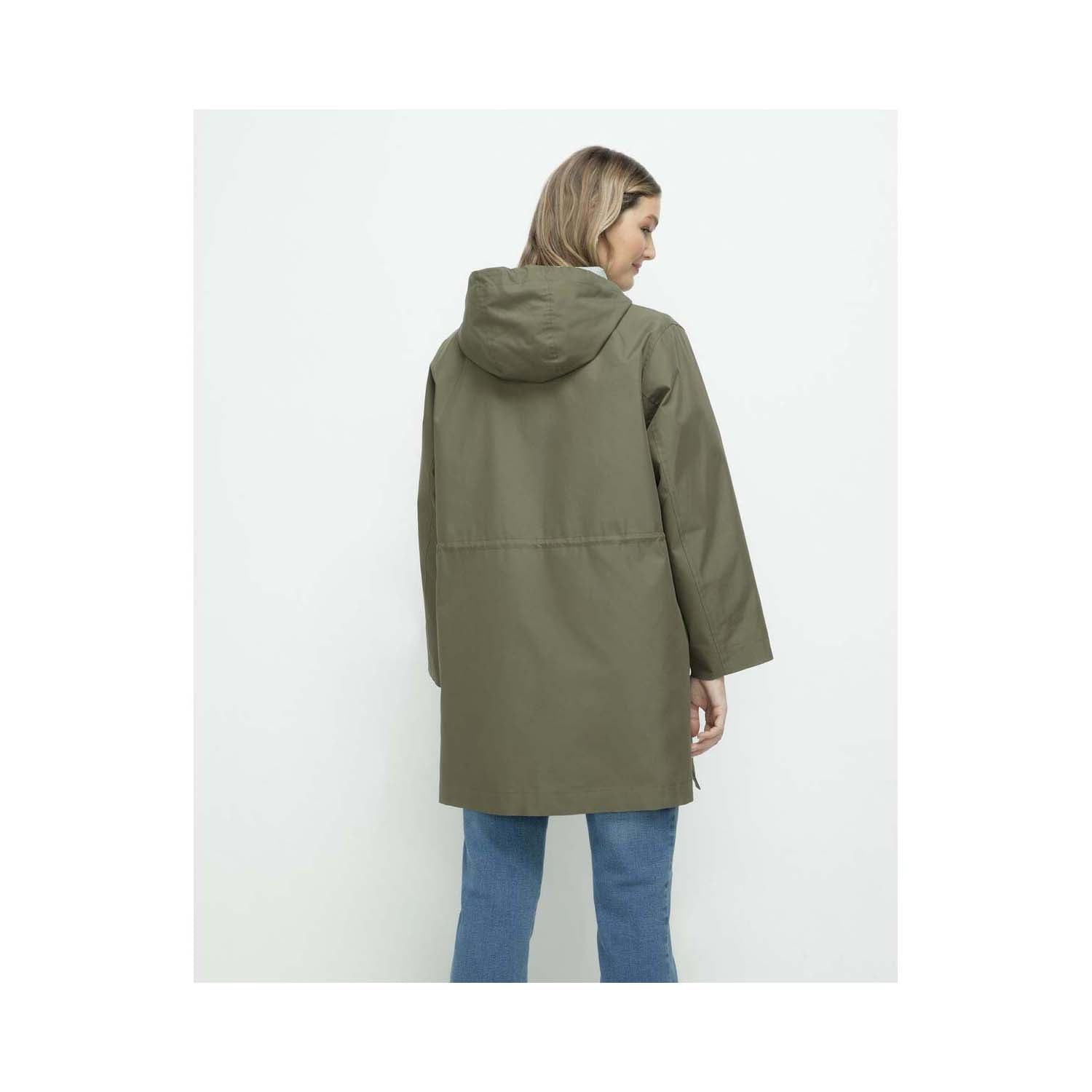 Couchel Plain Raincoat - Green 2 Shaws Department Stores