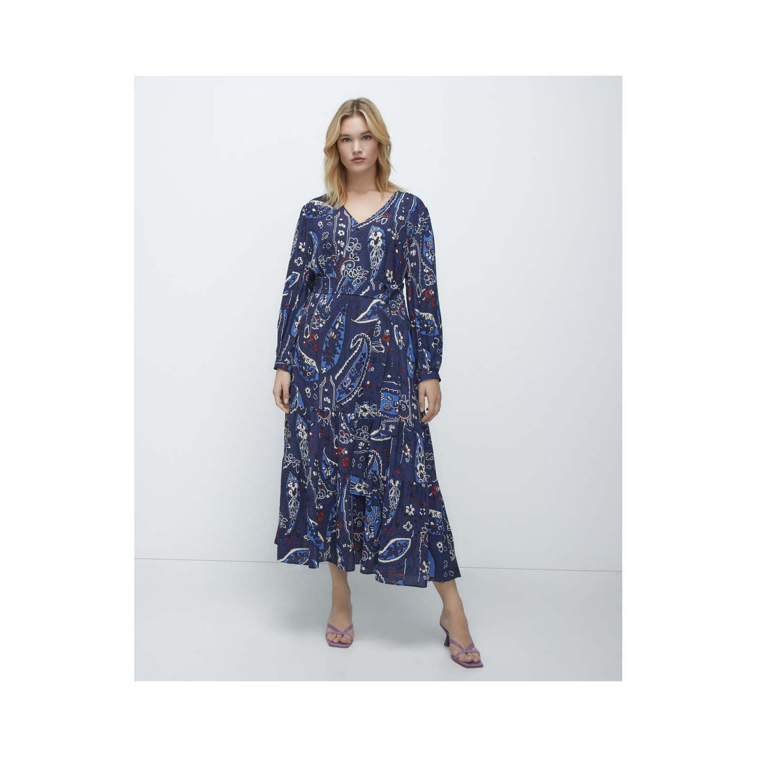Couchel Long-Sleeved Floral Dress - Multi 1 Shaws Department Stores