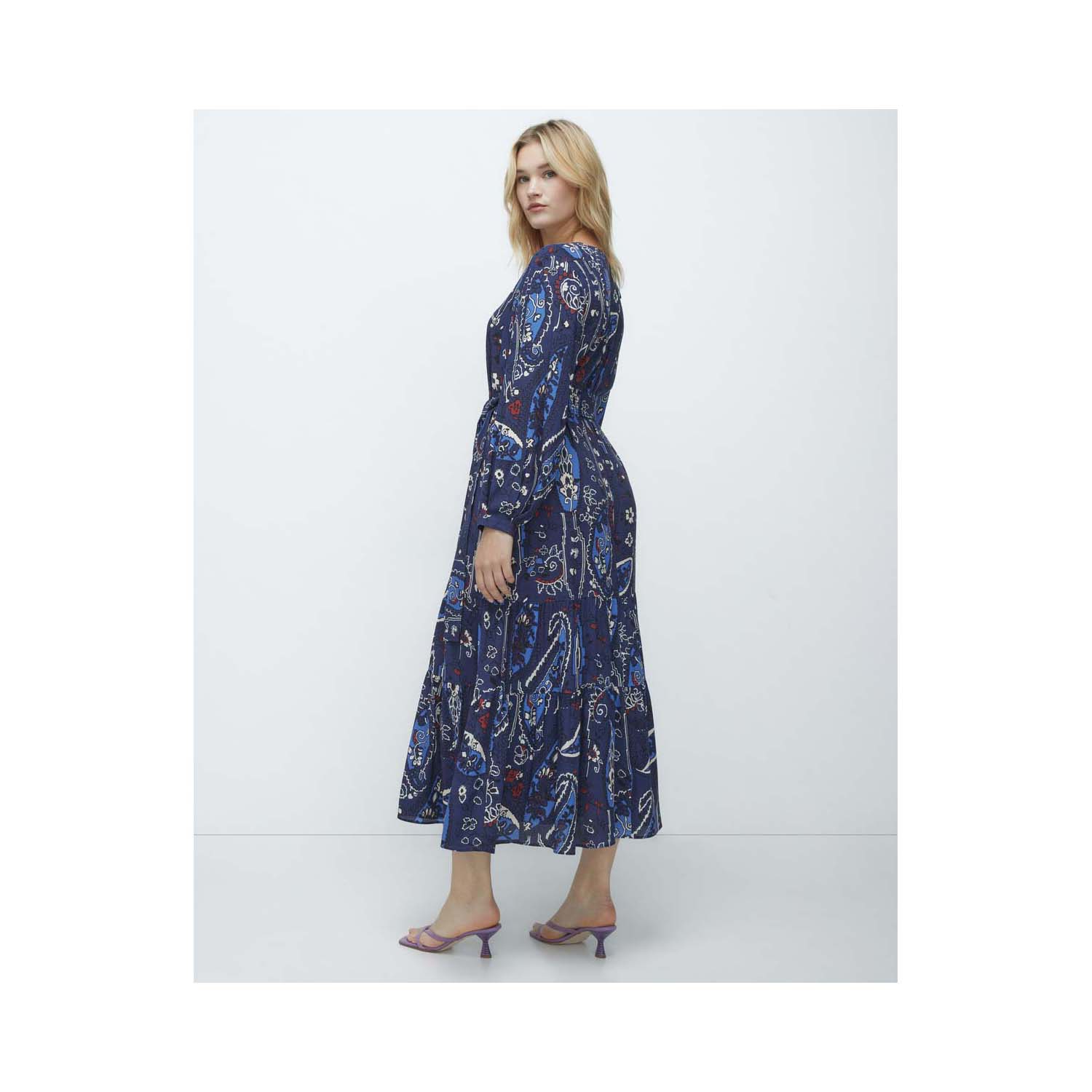 Couchel Long-Sleeved Floral Dress - Multi 2 Shaws Department Stores