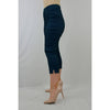 Cropped Bengaline Trouser - Navy
