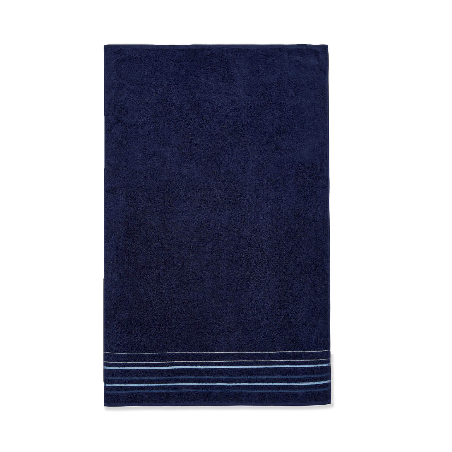 The Home Collection Java Stripe Bath Towel - Navy 2 Shaws Department Stores