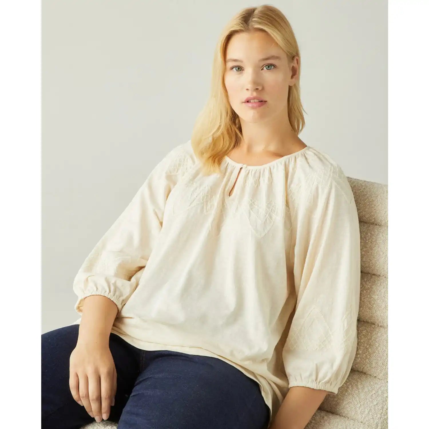 Couchel T-Shirt With Collar - White 1 Shaws Department Stores