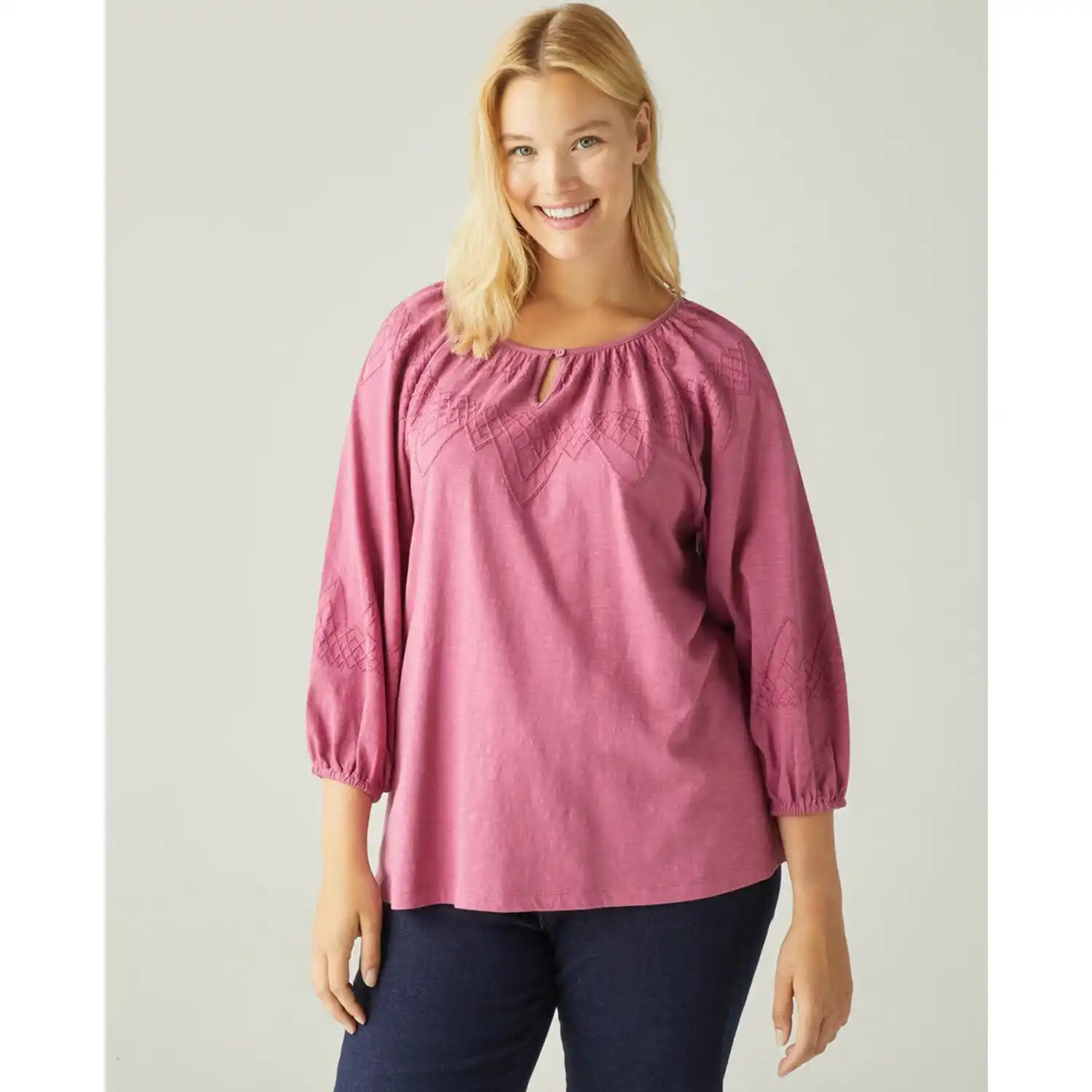 Couchel T-Shirt With Collar - Pink 1 Shaws Department Stores