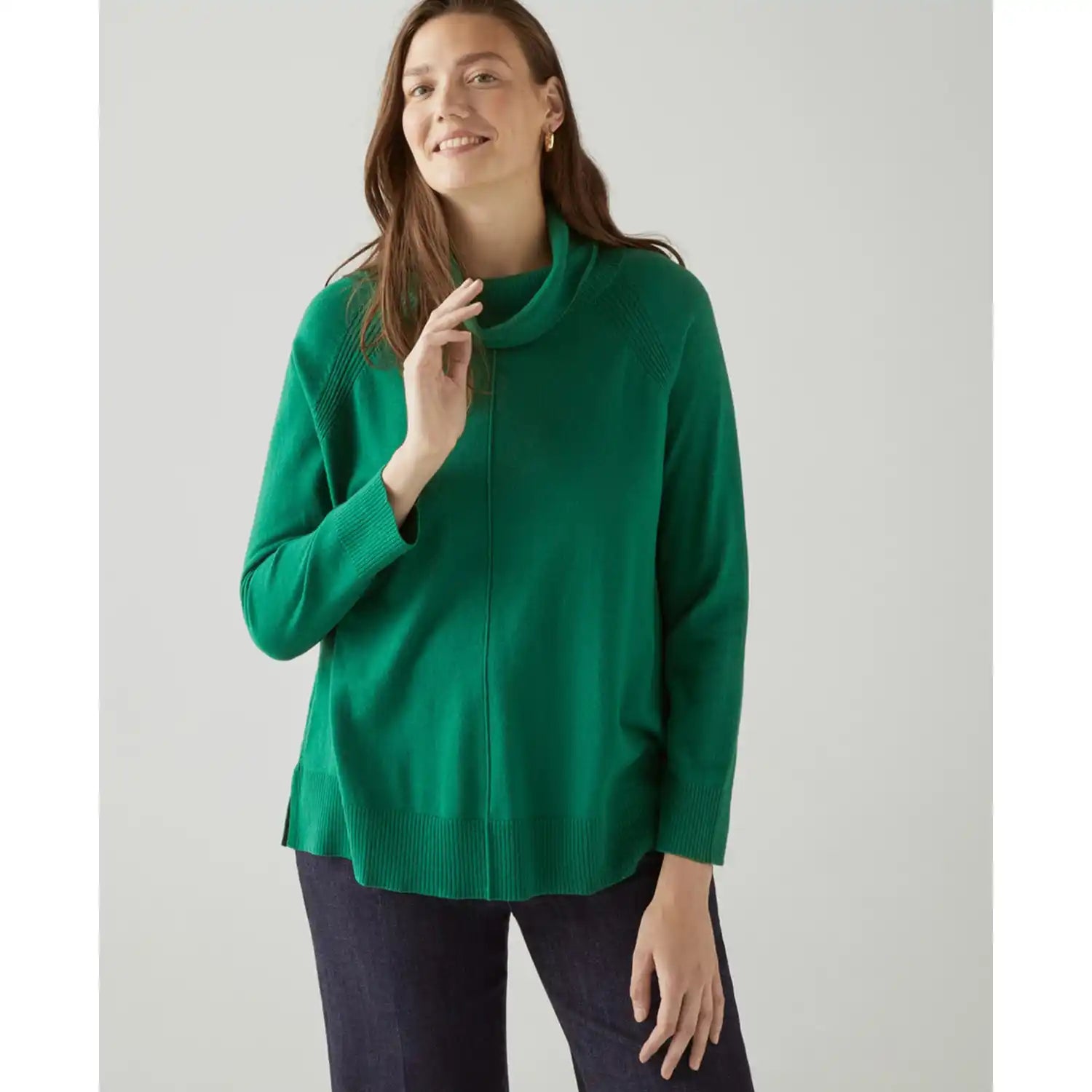Couchel Knitted Sweater - Green 2 Shaws Department Stores