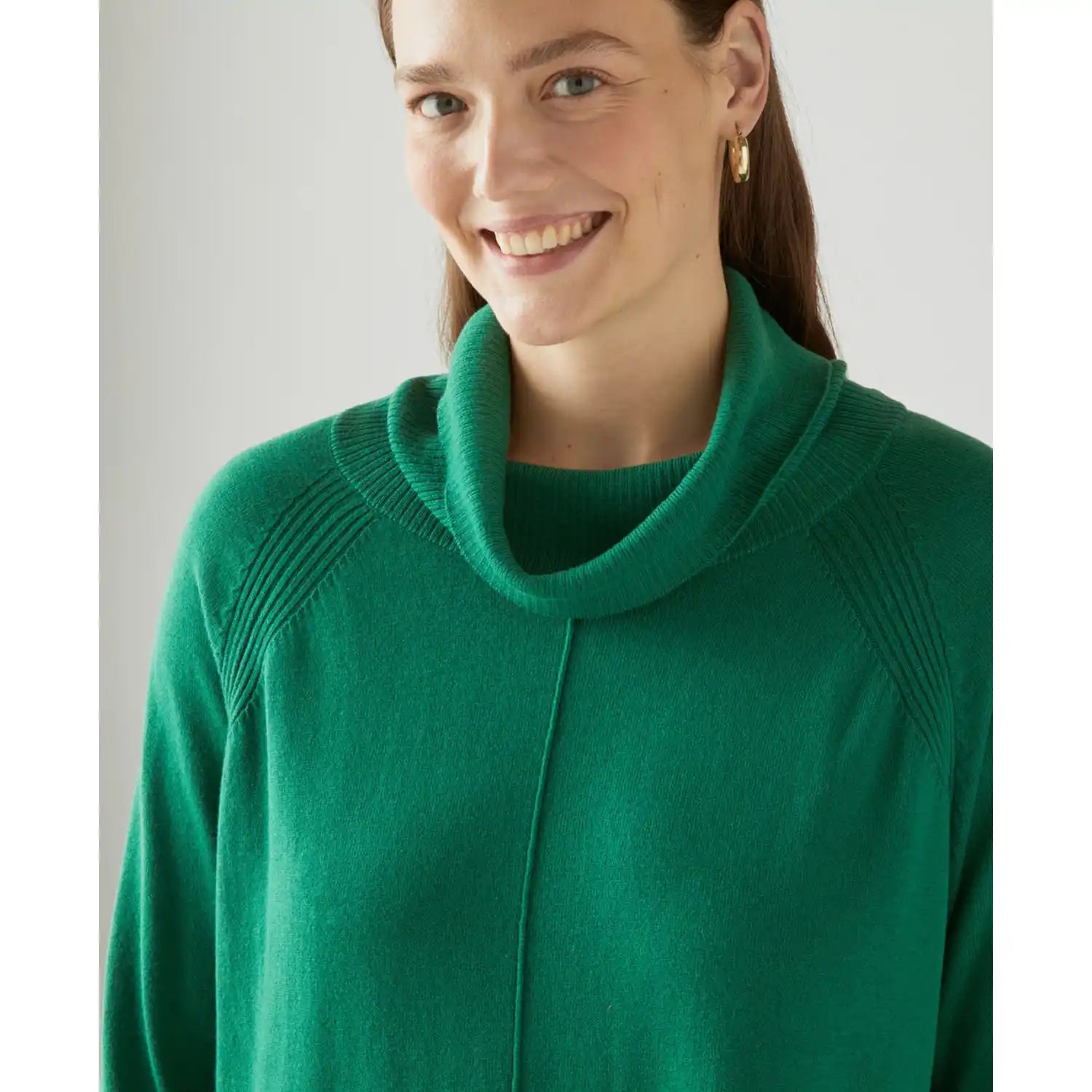 Couchel Knitted Sweater - Green 3 Shaws Department Stores