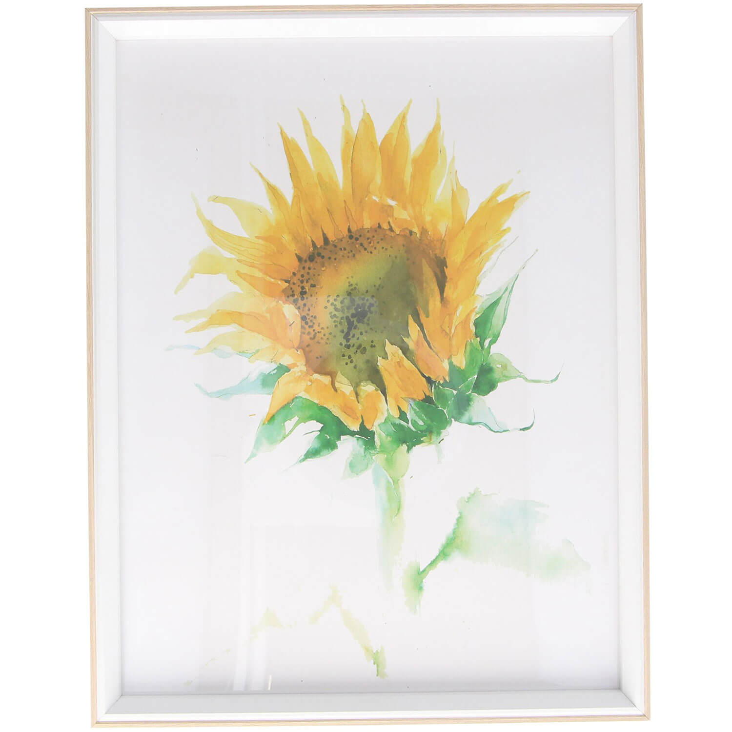 Gisella Graham Sunflower Natural Framed Print Large 1 Shaws Department Stores