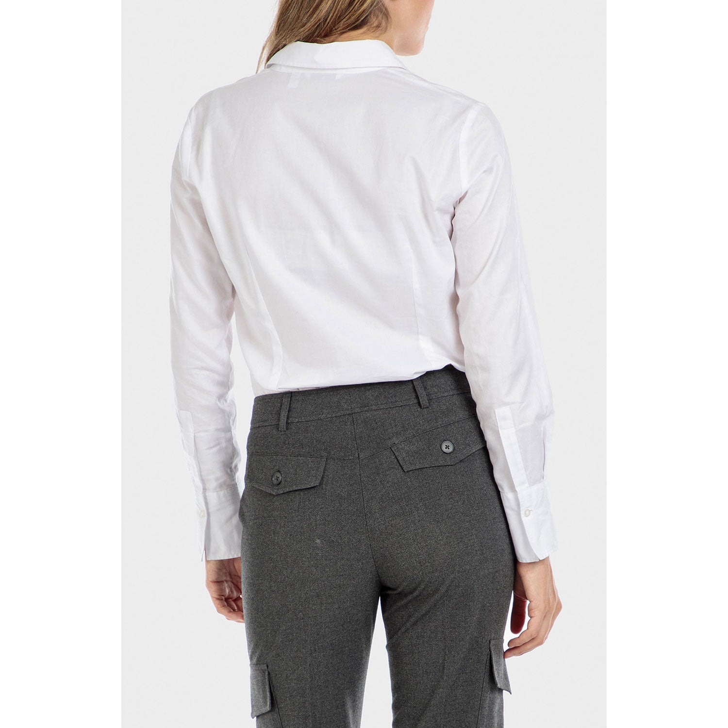 Punt Roma Oxford Shirt - White 2 Shaws Department Stores