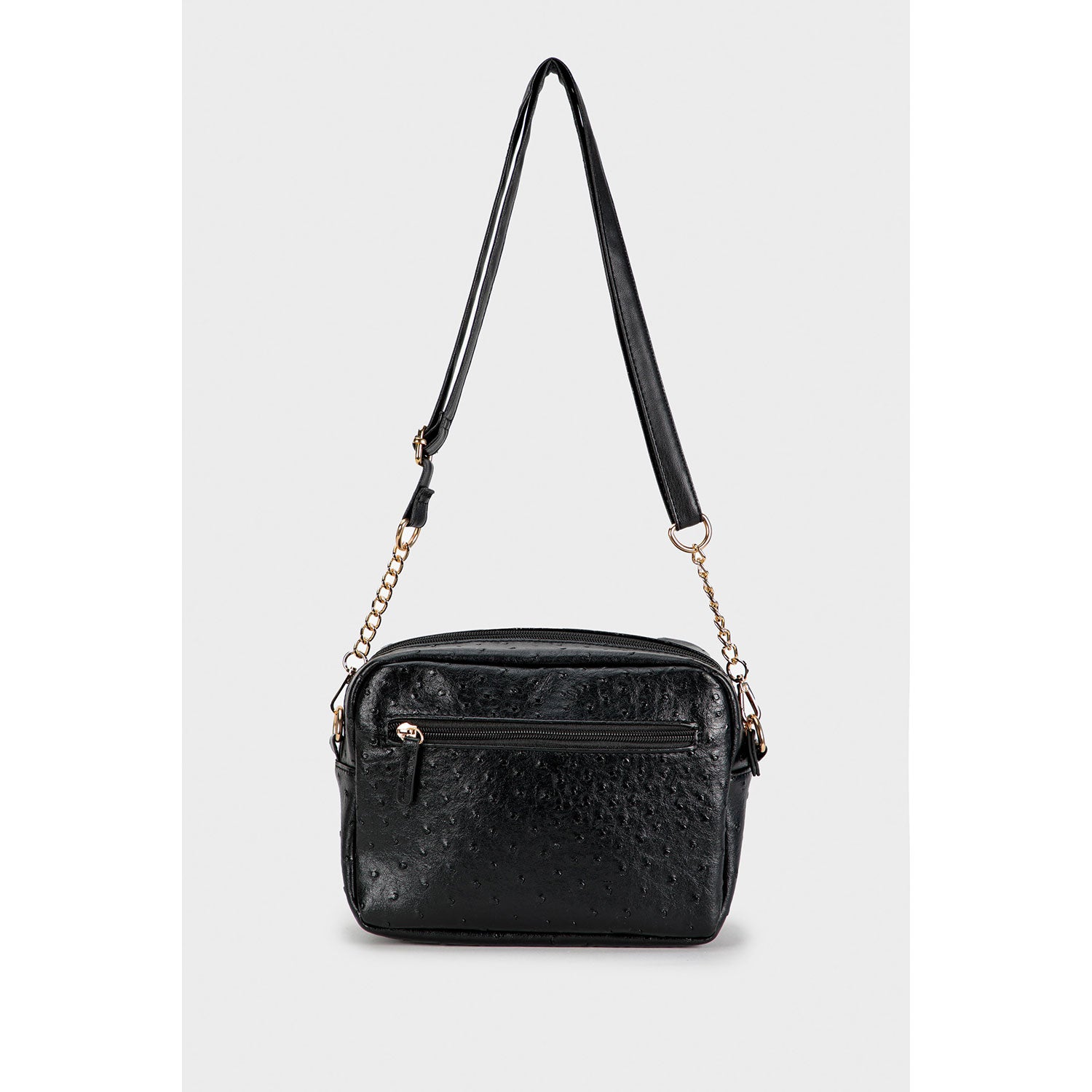 Punt Roma Patchwork Shoulder Bag - Black 2 Shaws Department Stores