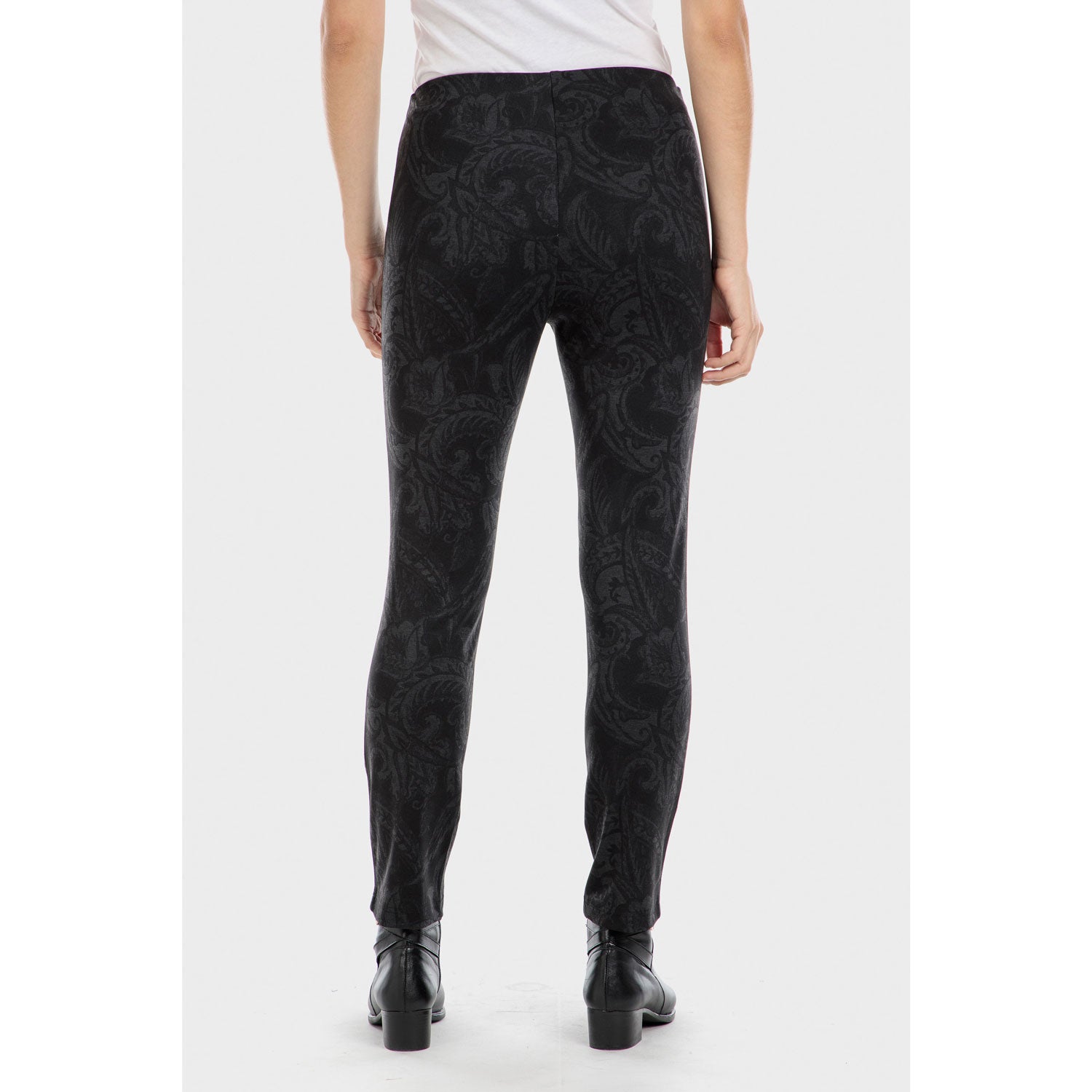 Punt Roma Fantasy Side Stripe Trousers - Black 2 Shaws Department Stores