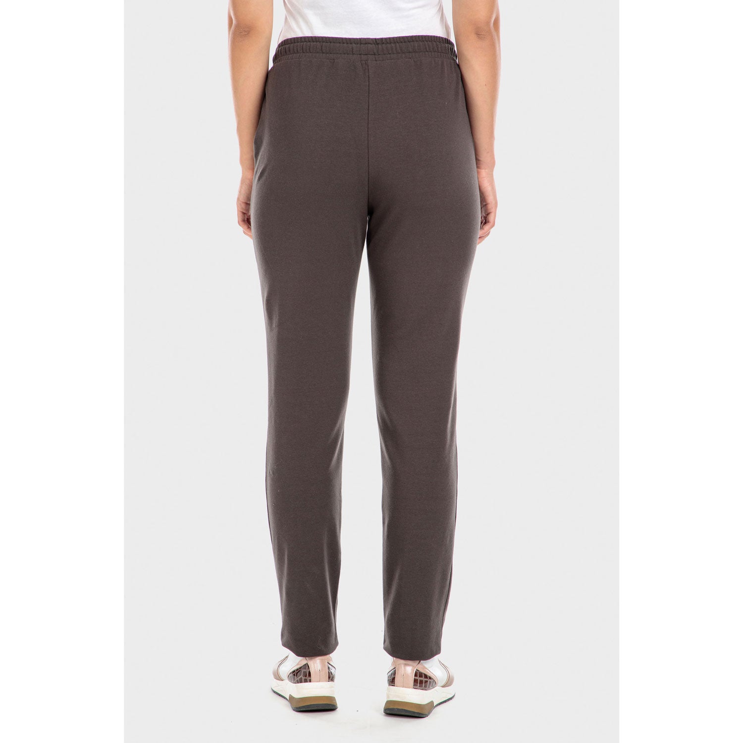 Punt Roma Casual Trousers - Brown Chocolate 2 Shaws Department Stores