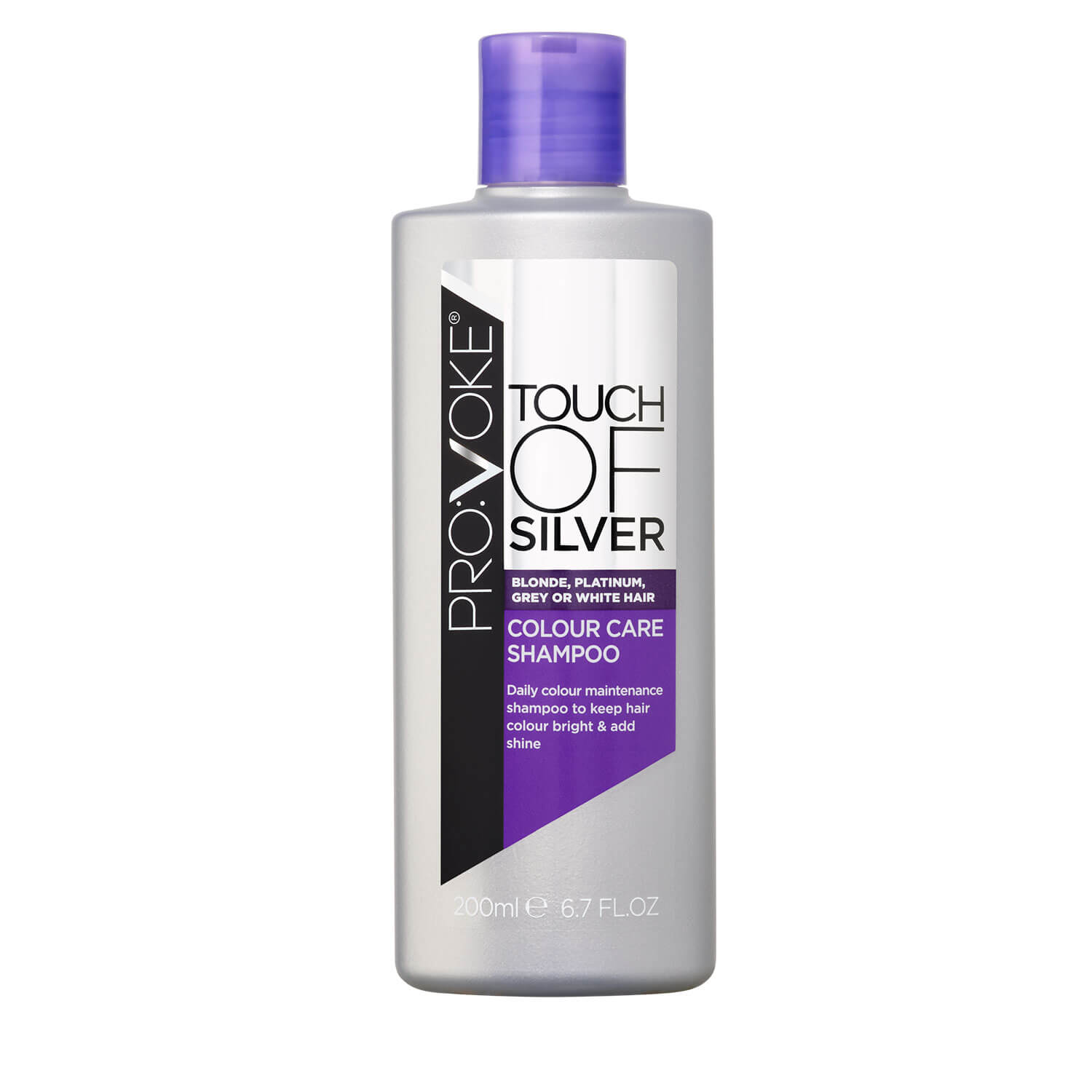 Provoke Touch of Silver Colour Care Shampoo 200ml 1 Shaws Department Stores