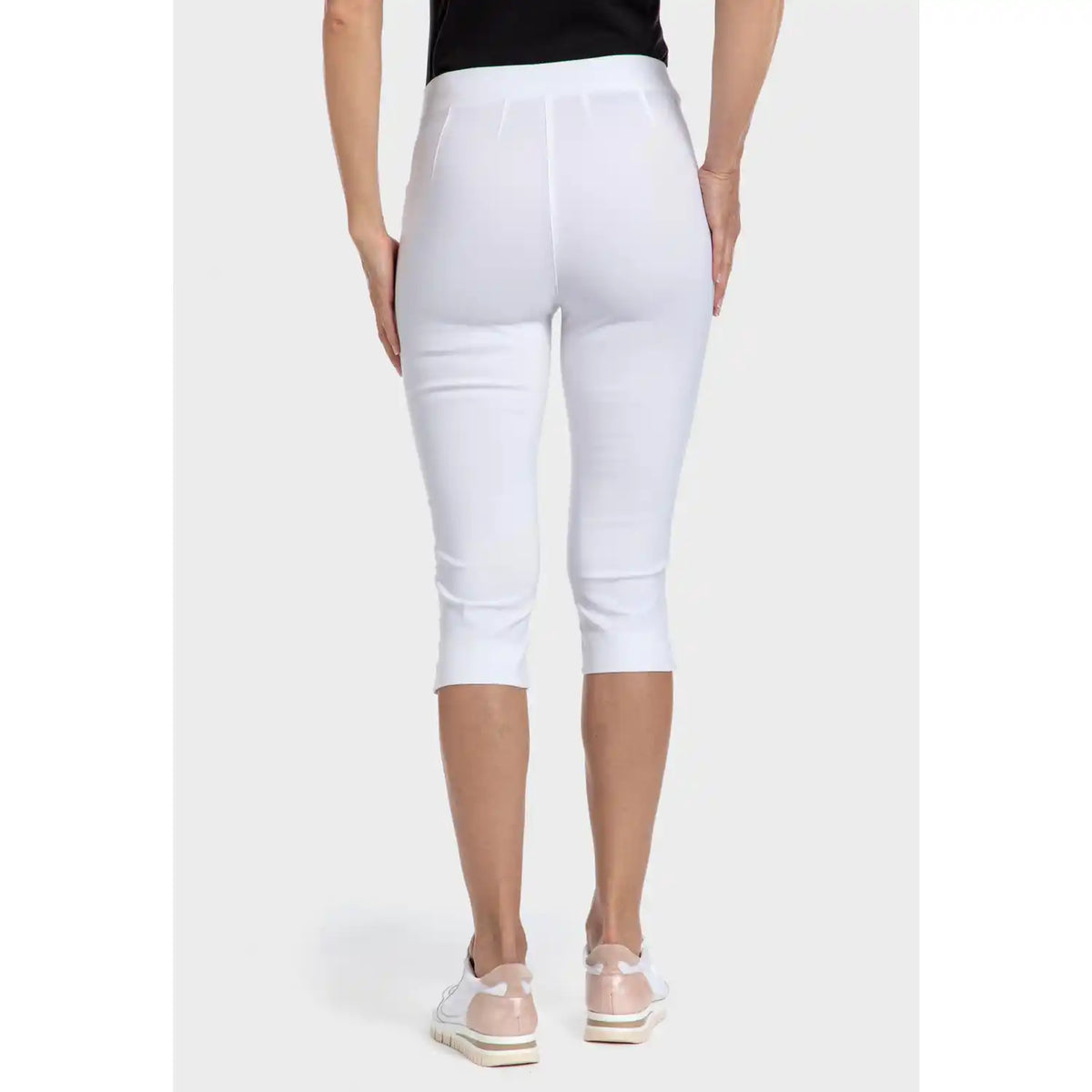 Cropped Trousers - White