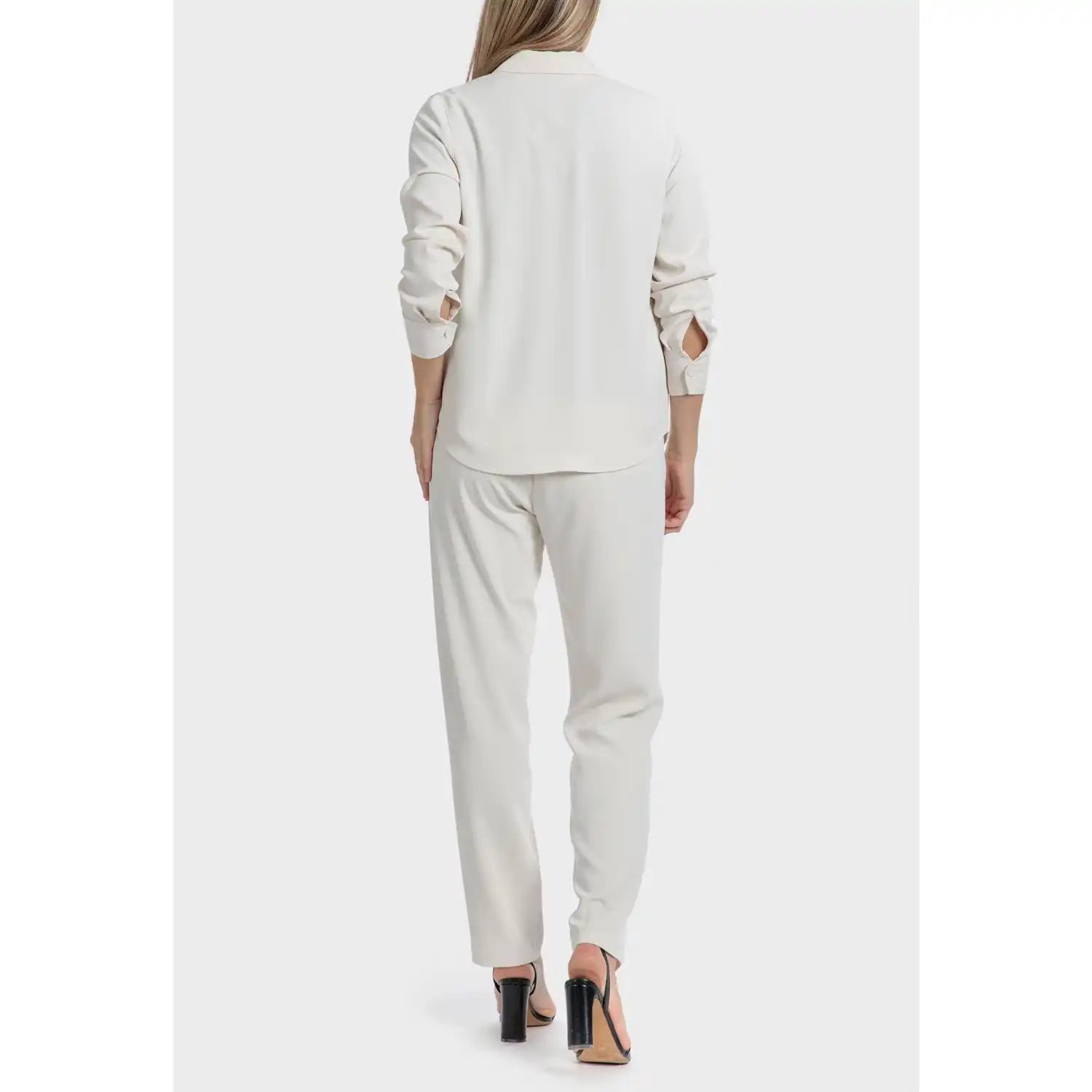 Punt Roma Overshirt - White 4 Shaws Department Stores