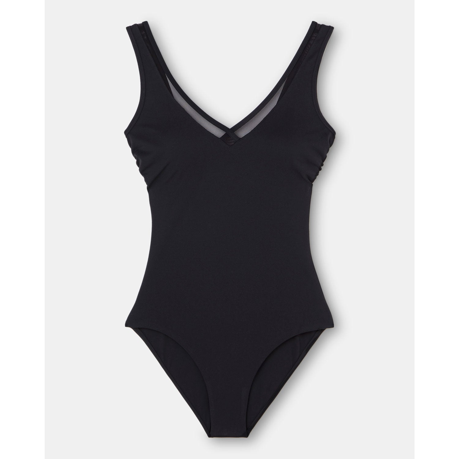 Énfasis Mesh Shaping Swimsuit - Black 1 Shaws Department Stores