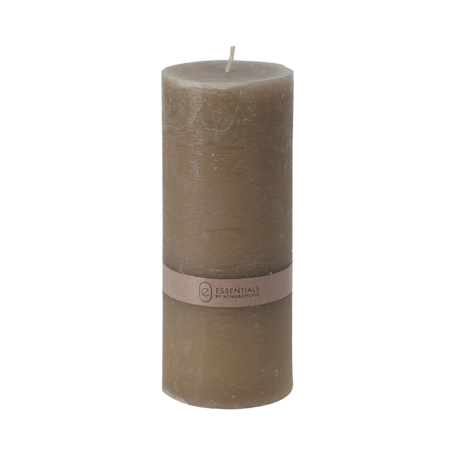 The Home Collection Pillar Candle - Dark Green 1 Shaws Department Stores