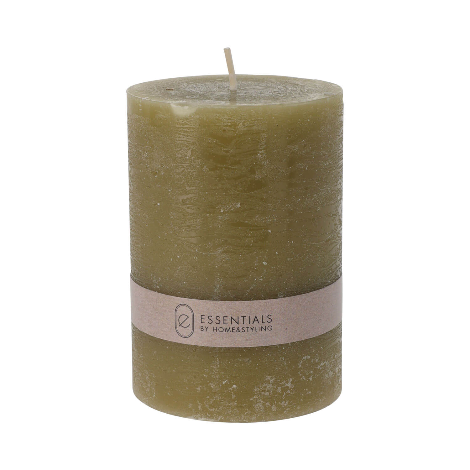 The Home Collection Pillar Candle - Green 1 Shaws Department Stores