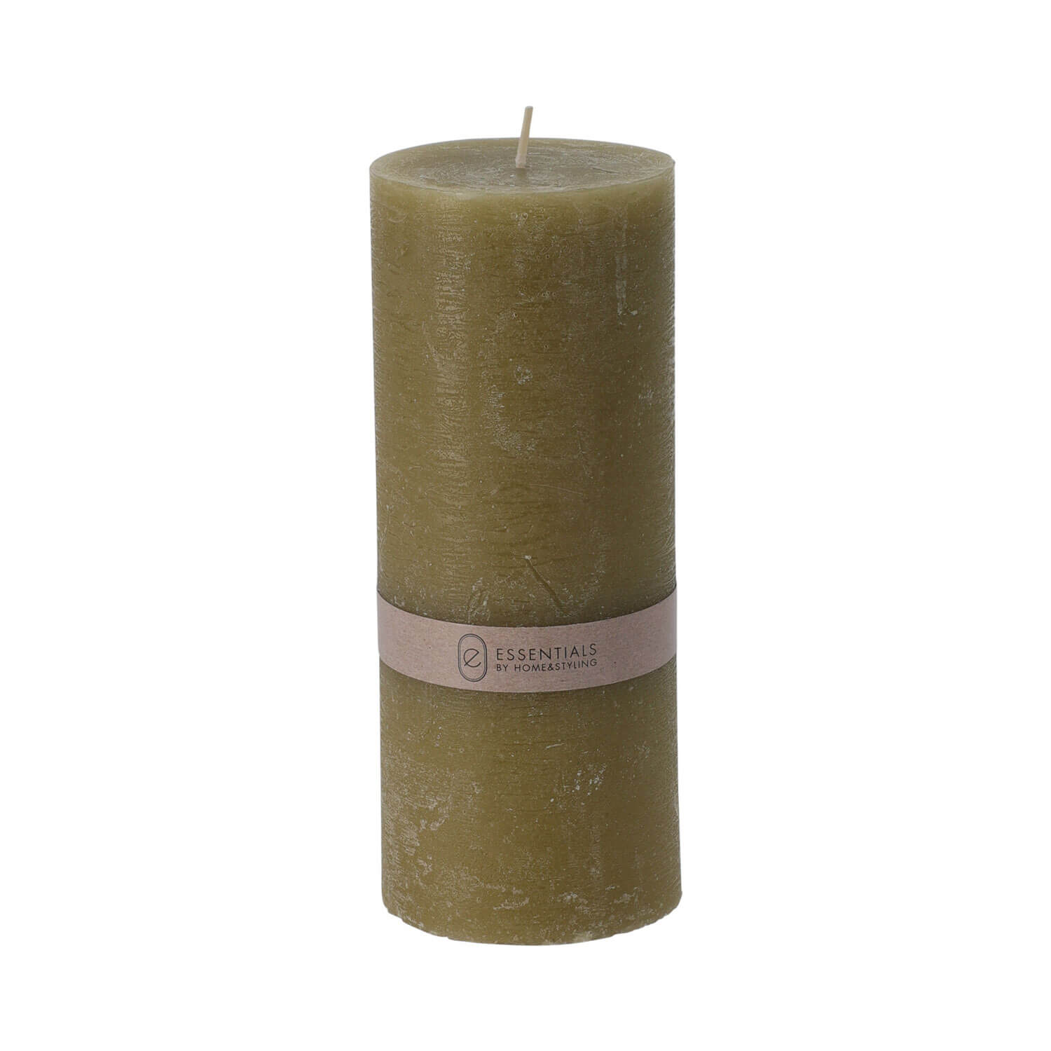 The Home Collection Pillar Candle - Green 1 Shaws Department Stores