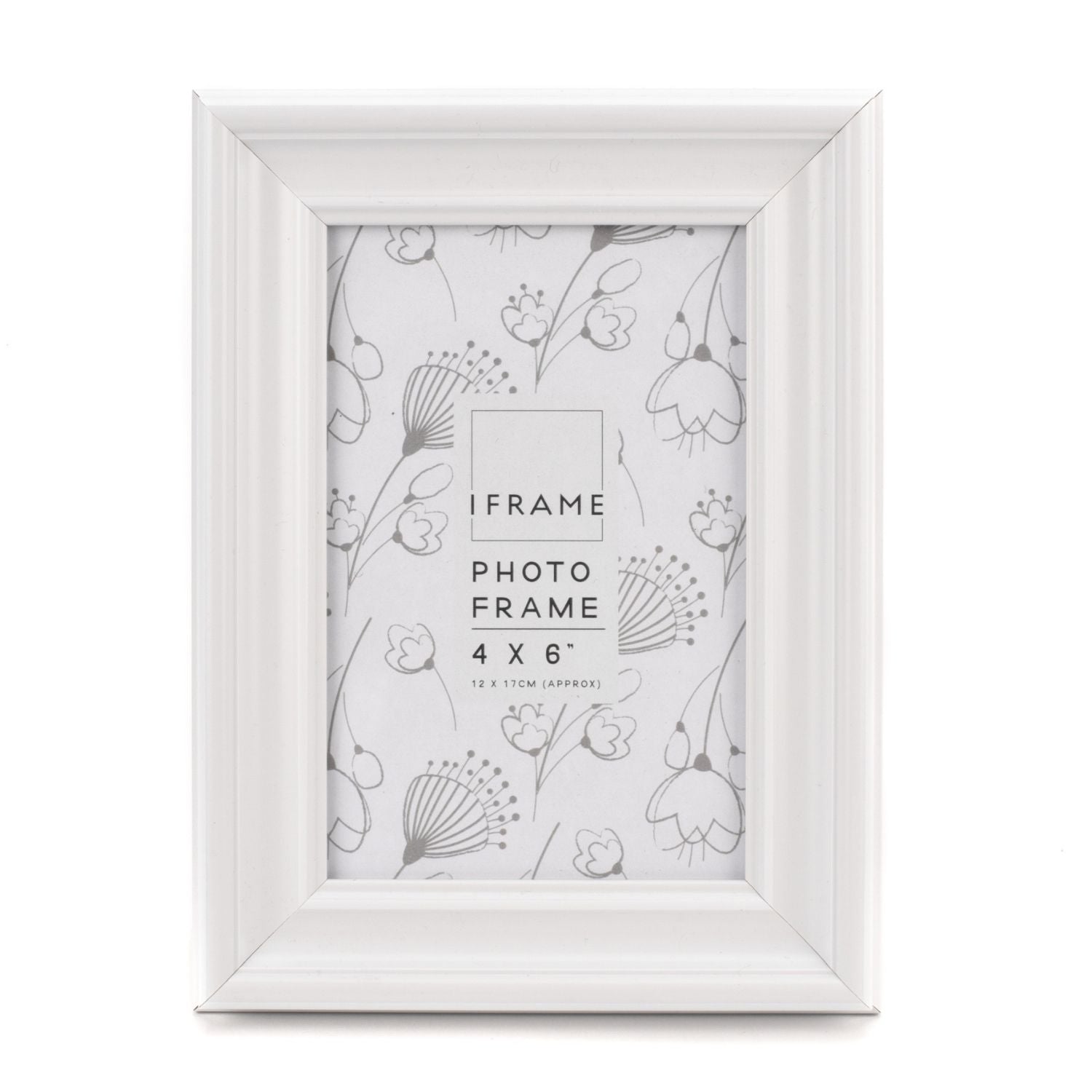 Impressions Thick Wood Photo Frame - Size 4x6&
