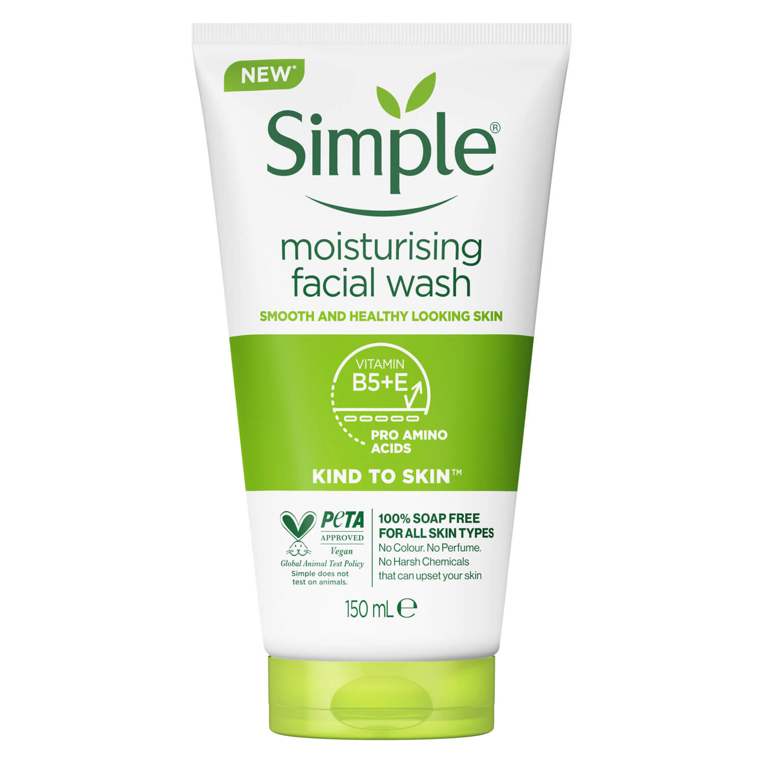 Simple Kind to Skin Moisturising Face Wash 150ml 1 Shaws Department Stores