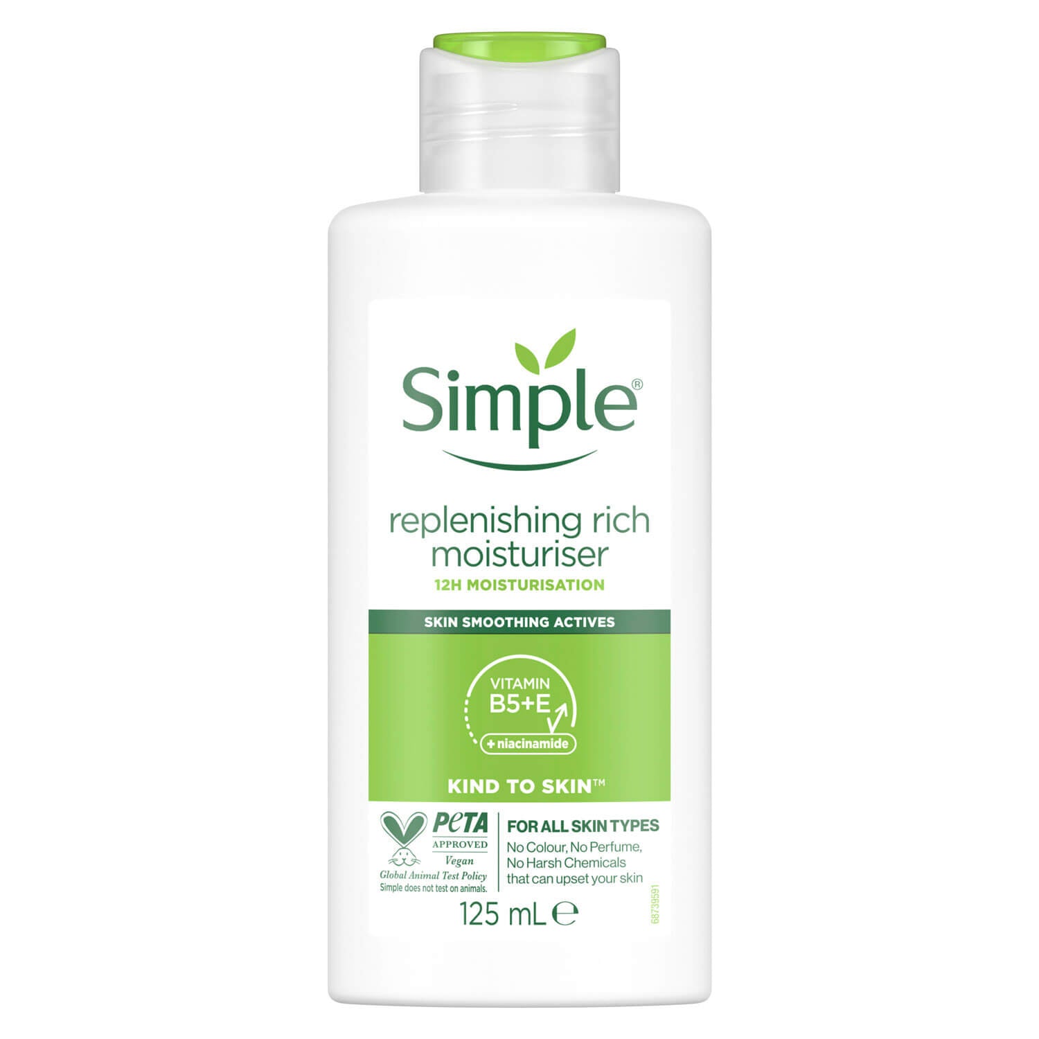Simple Kind to Skin Replenishing Moisturiser 125ml 1 Shaws Department Stores